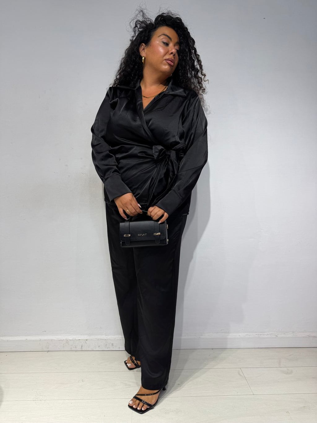 Coordinato Satin Nero