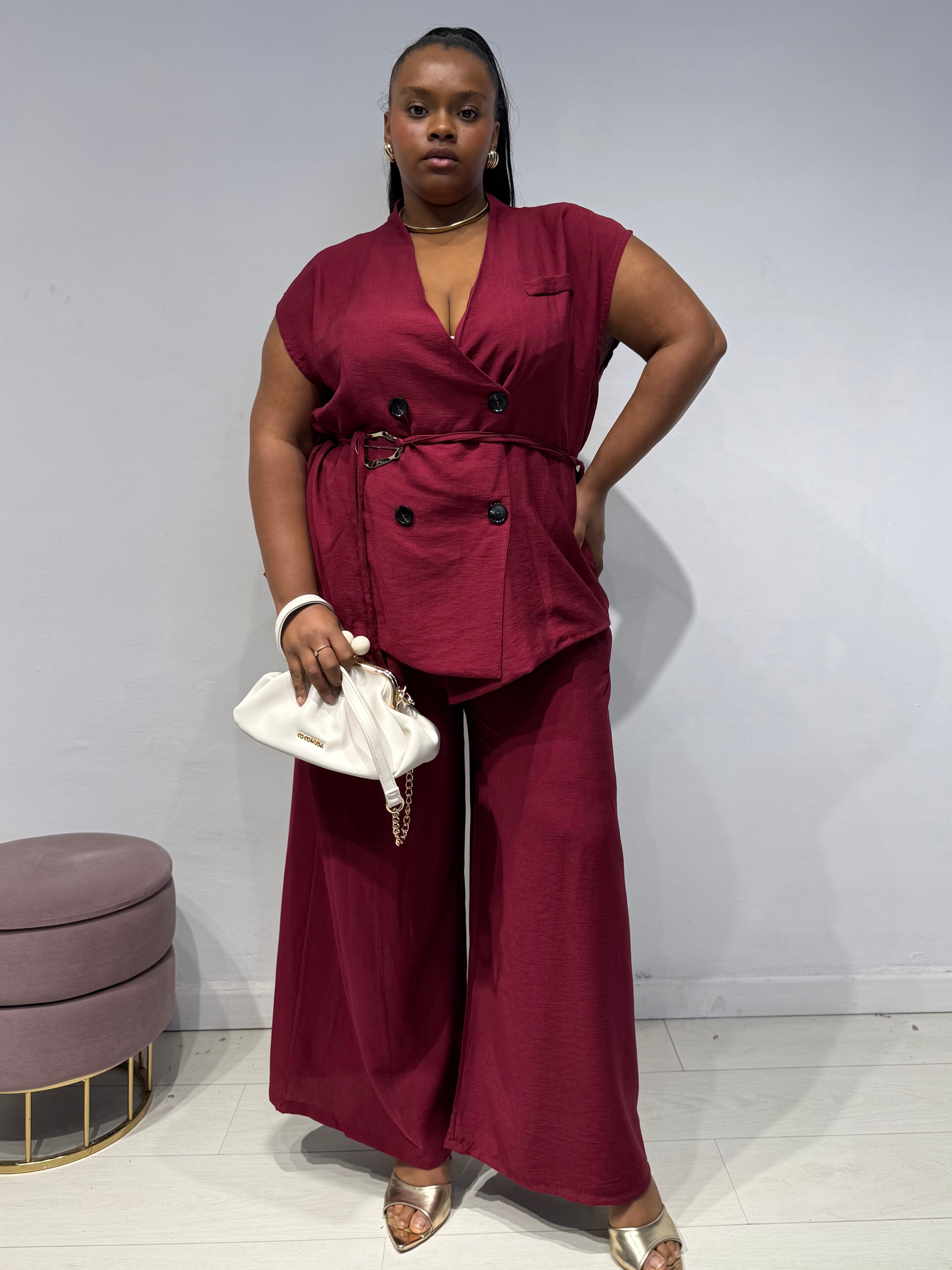 Coordinato Diletta Bordeaux