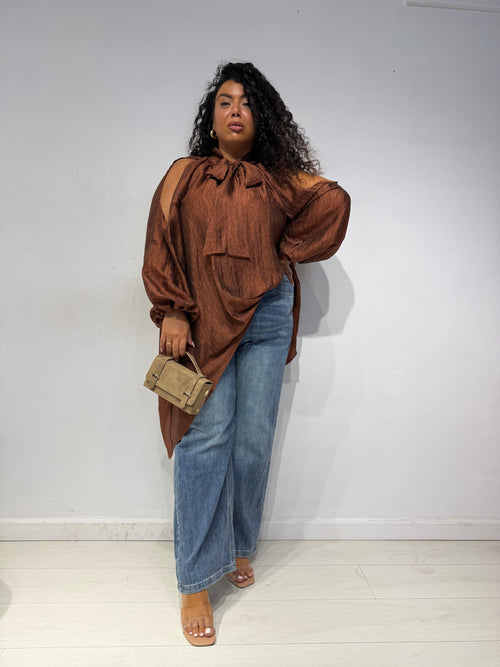 Blusa Flake Ruggine
