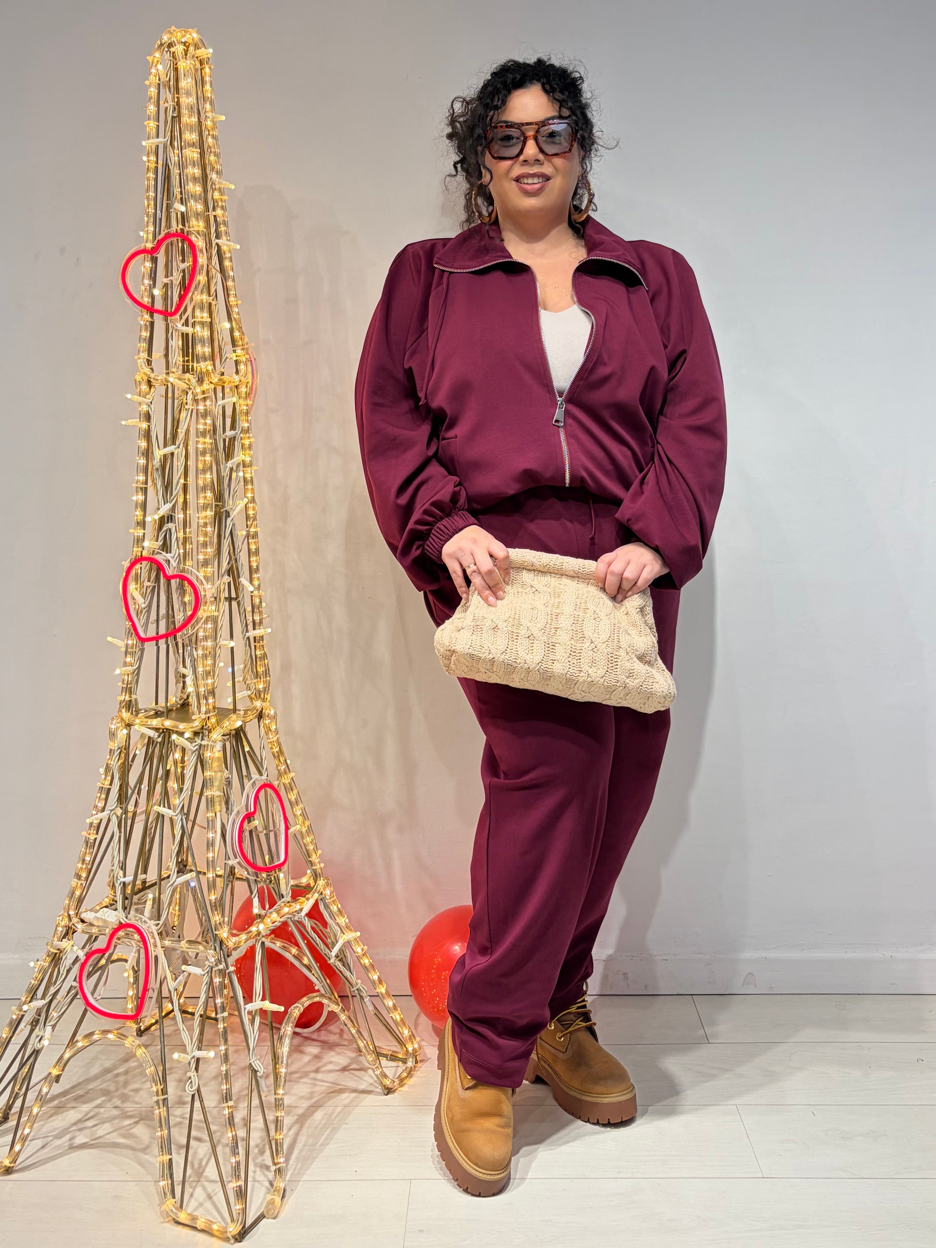 Tuta Everyday Bordeaux