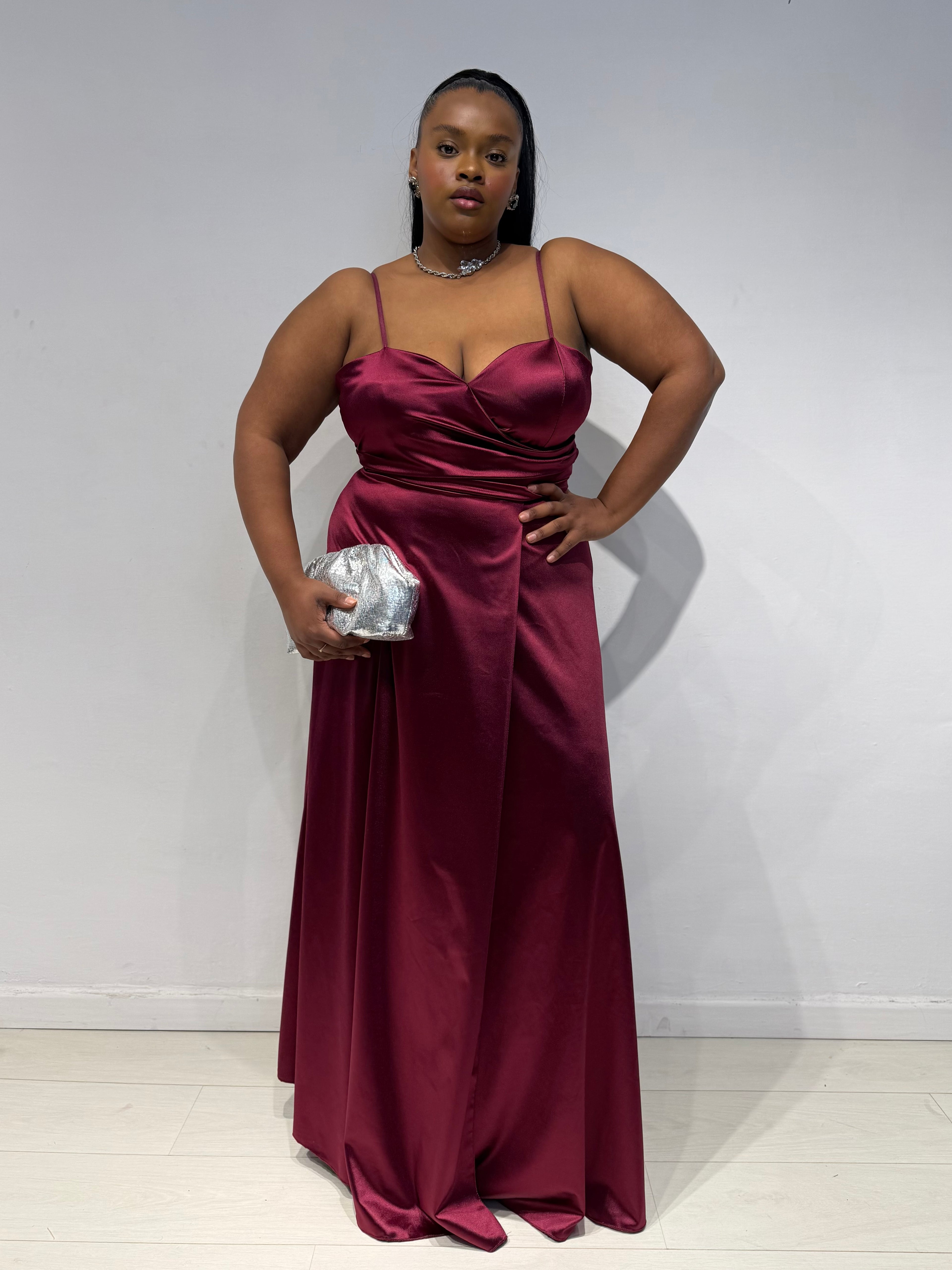 Abito Janet Bordeaux