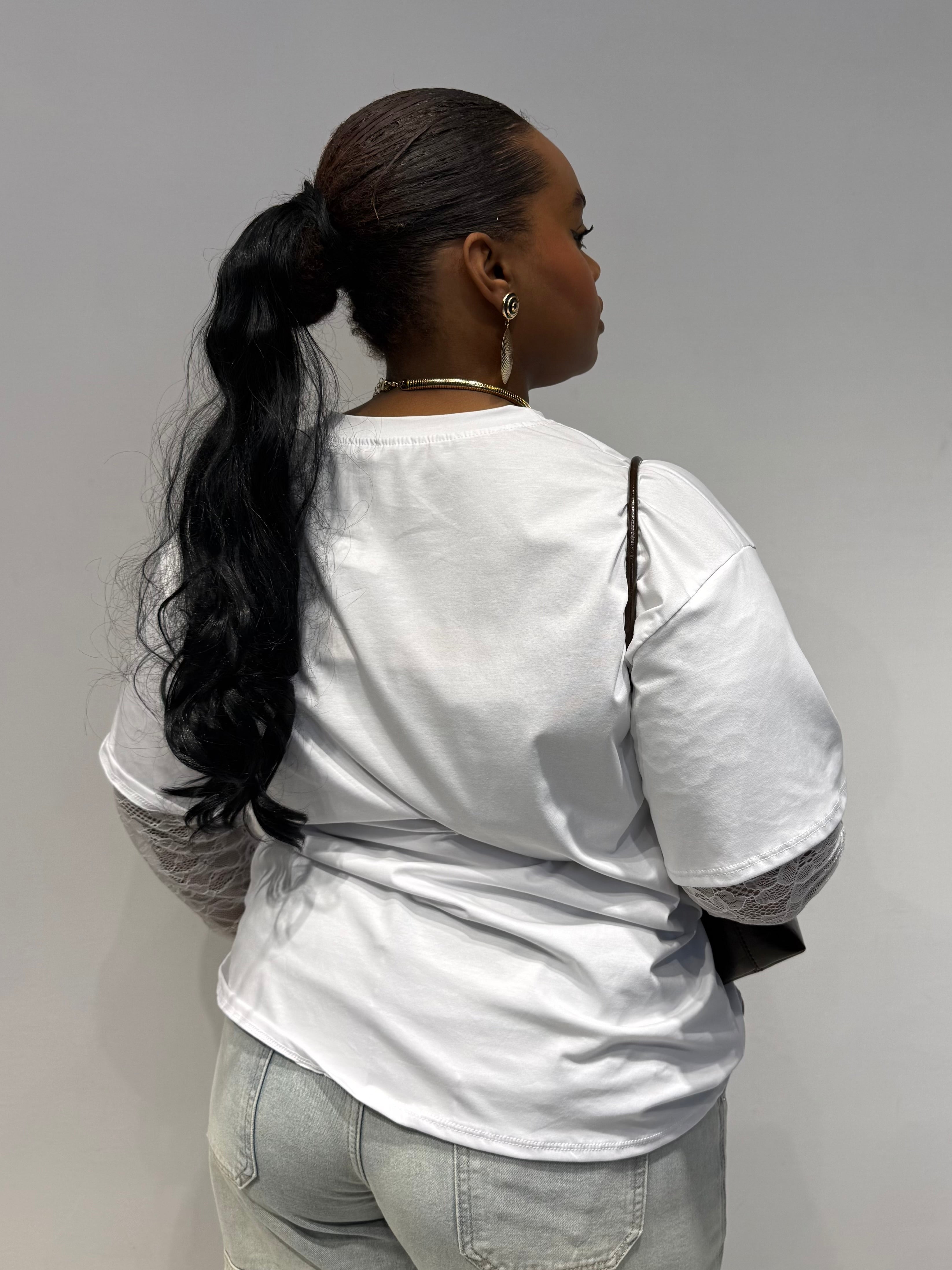 Maglia Macramè Bianca