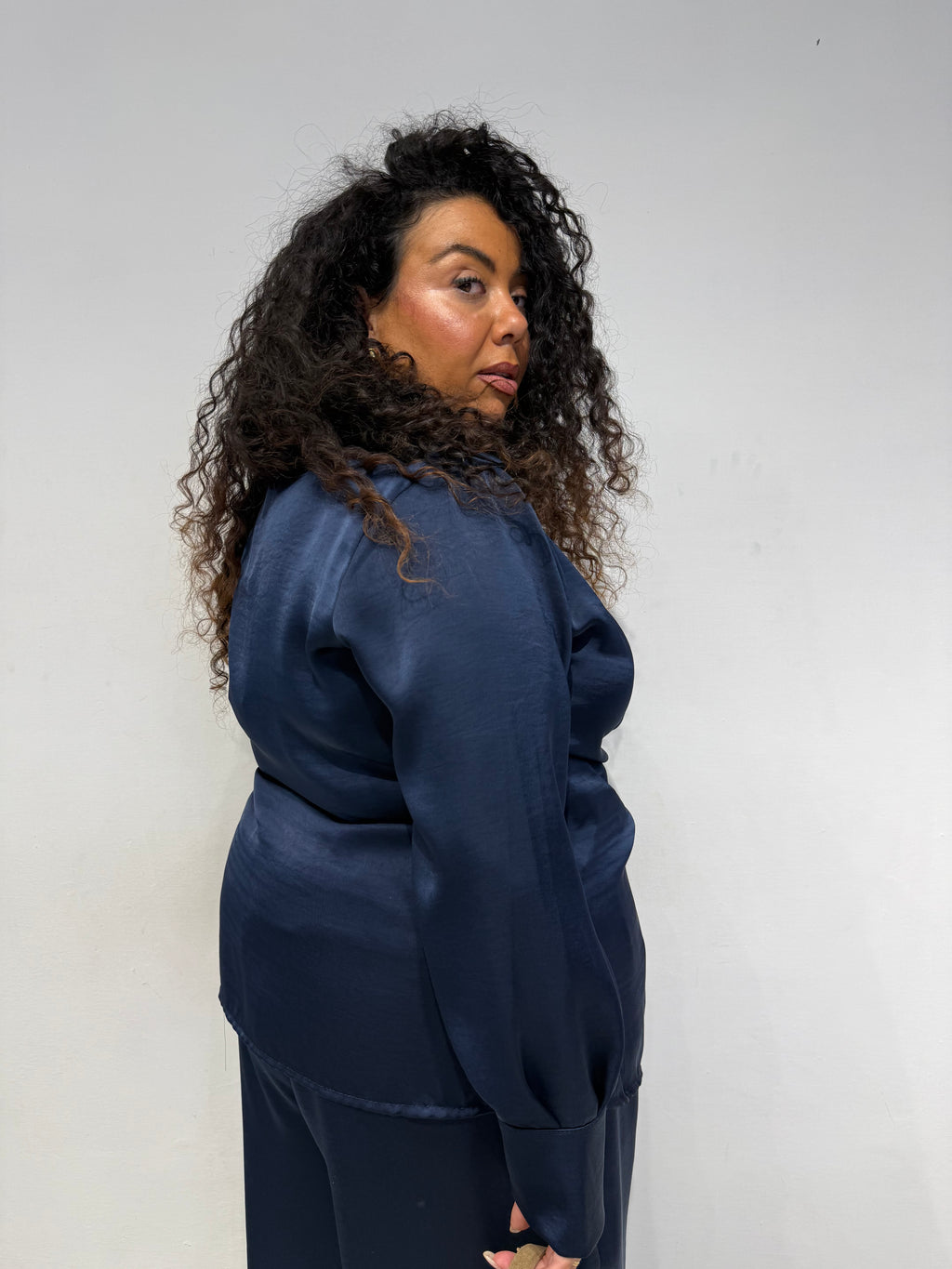 Coordinato Satin Blu