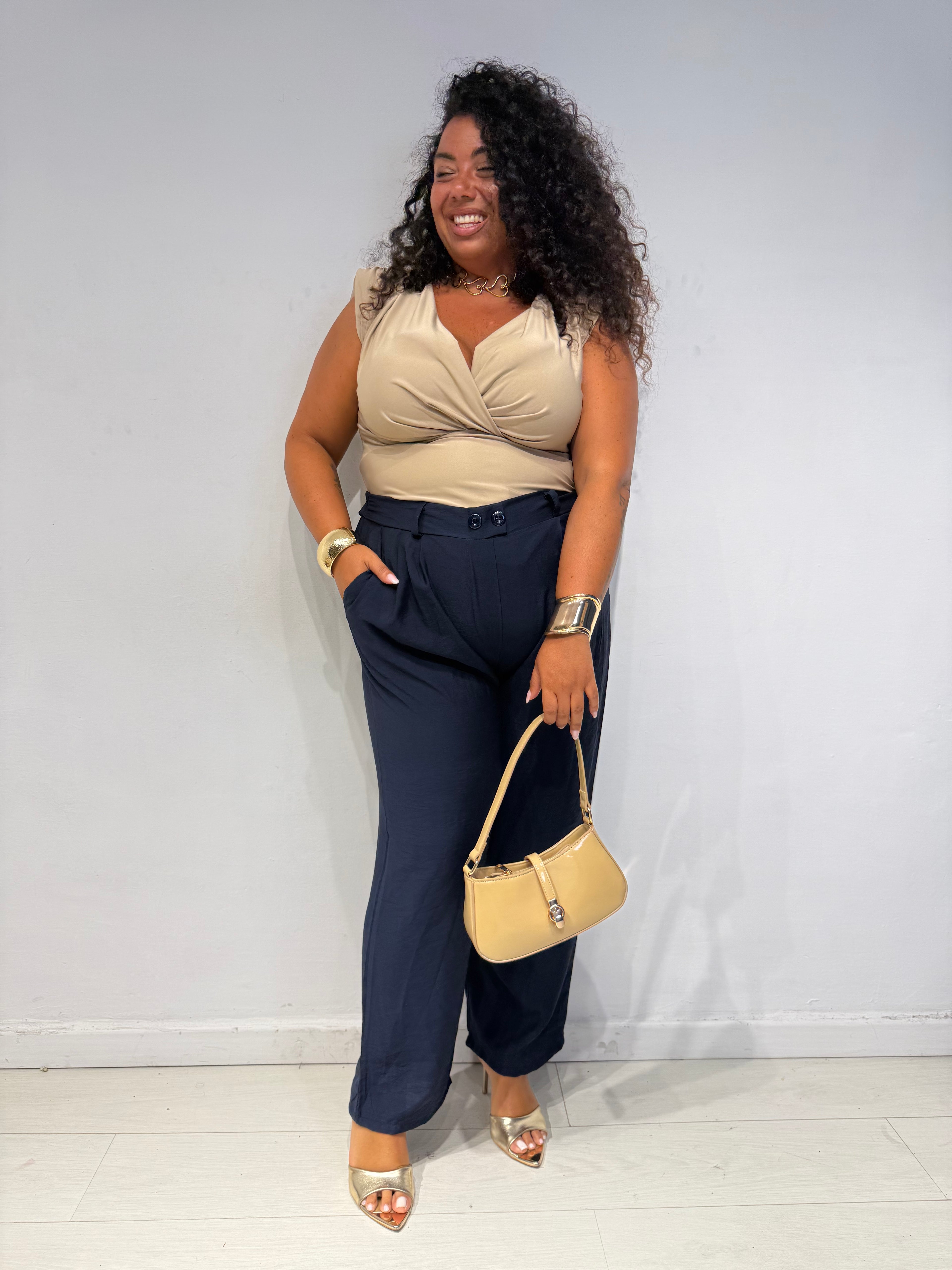 Pantaloni Giovanna Blu