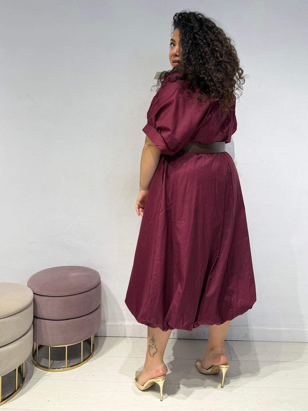 Abito Mery Bordeaux