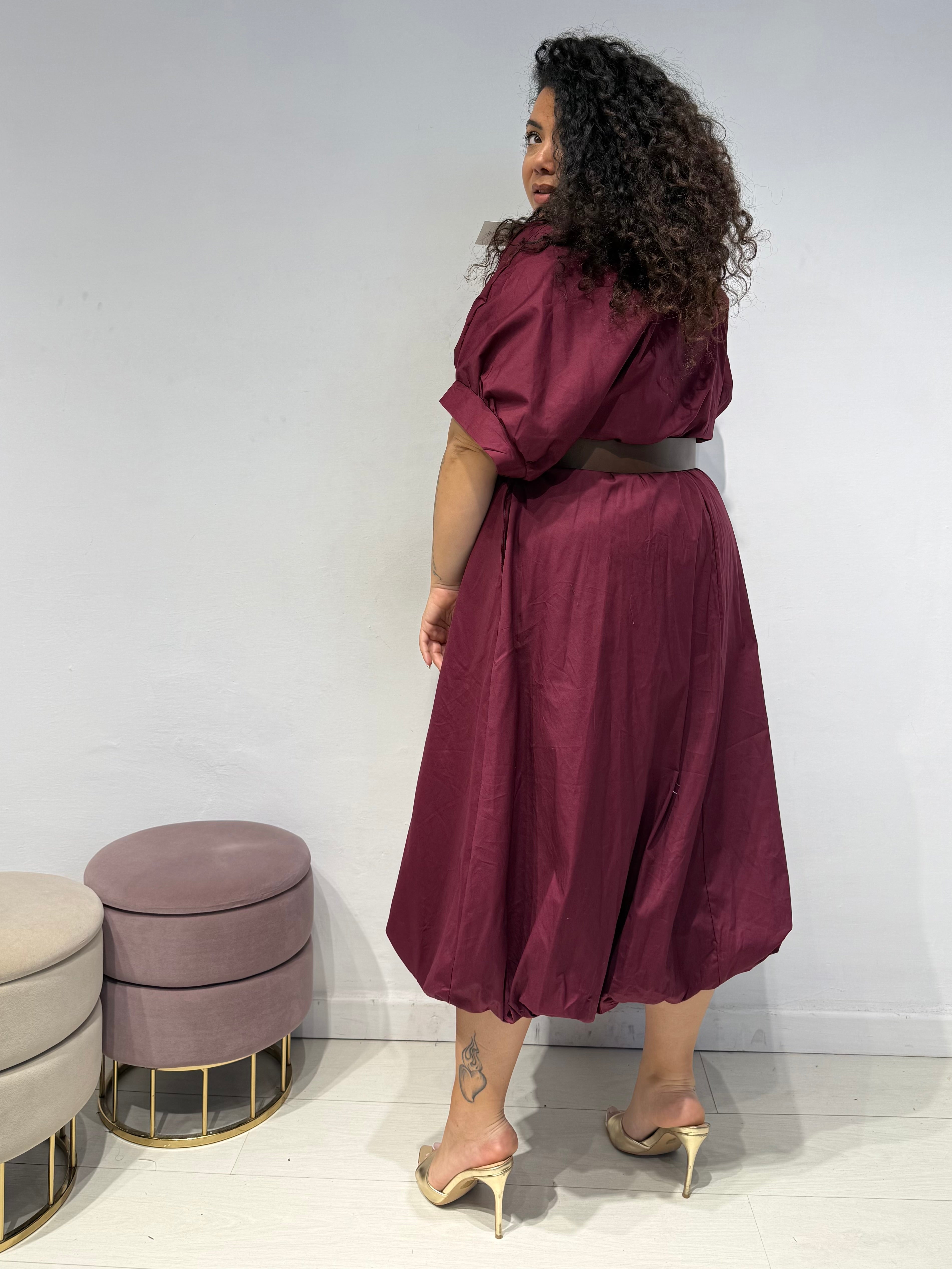Abito Mery Bordeaux