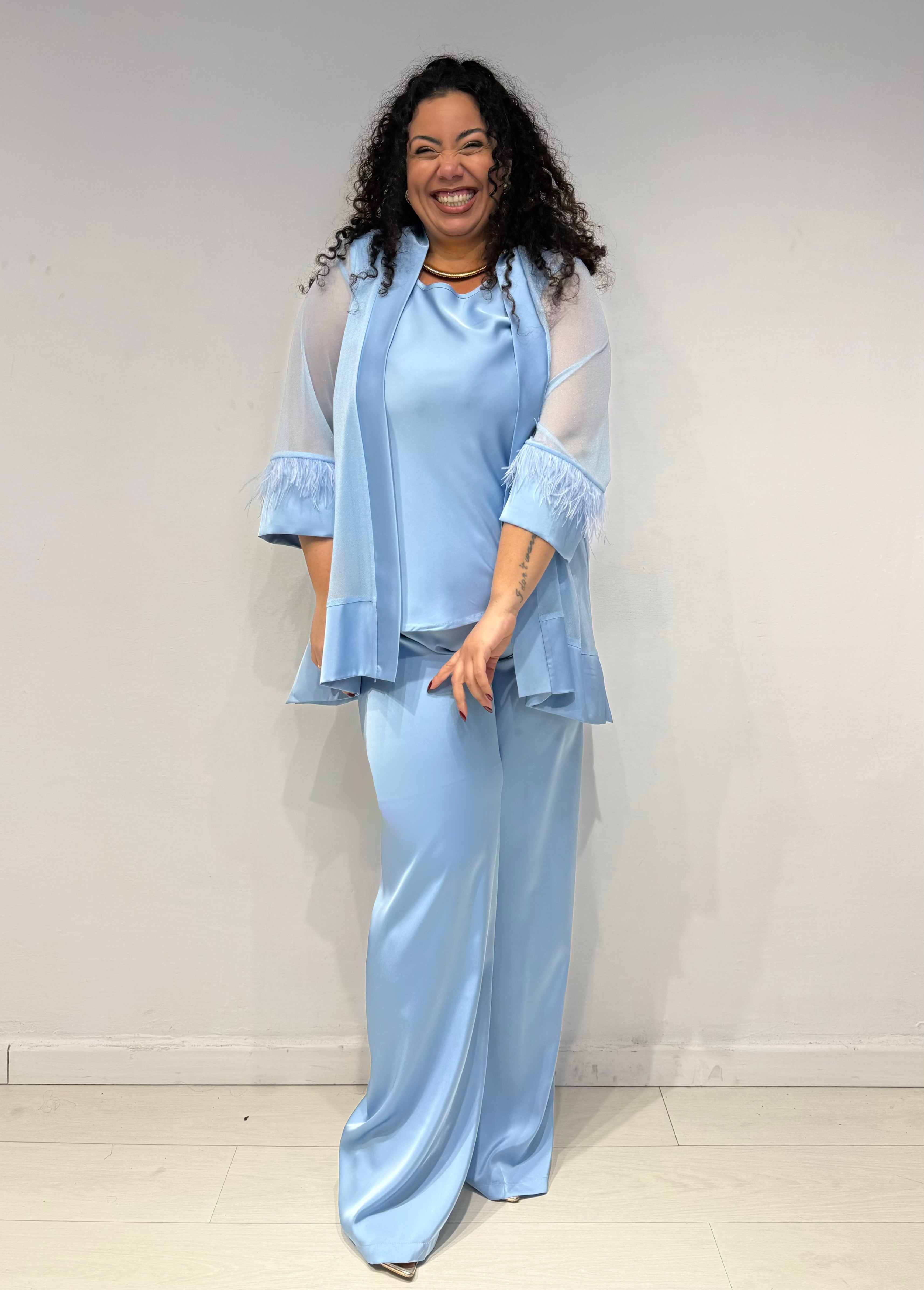 Coordinato Chic Celeste
