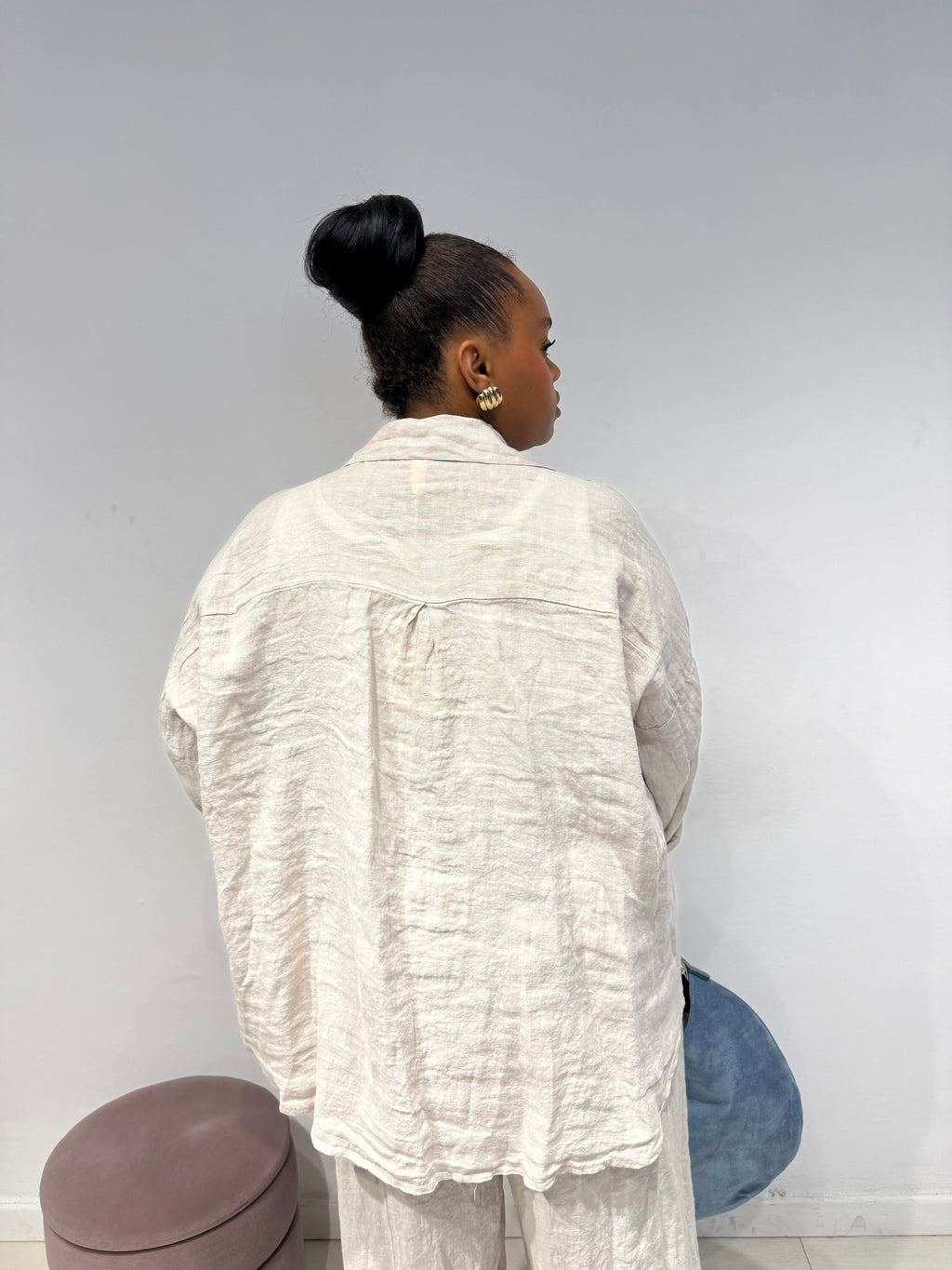 Coordinato 100% Lino Beige