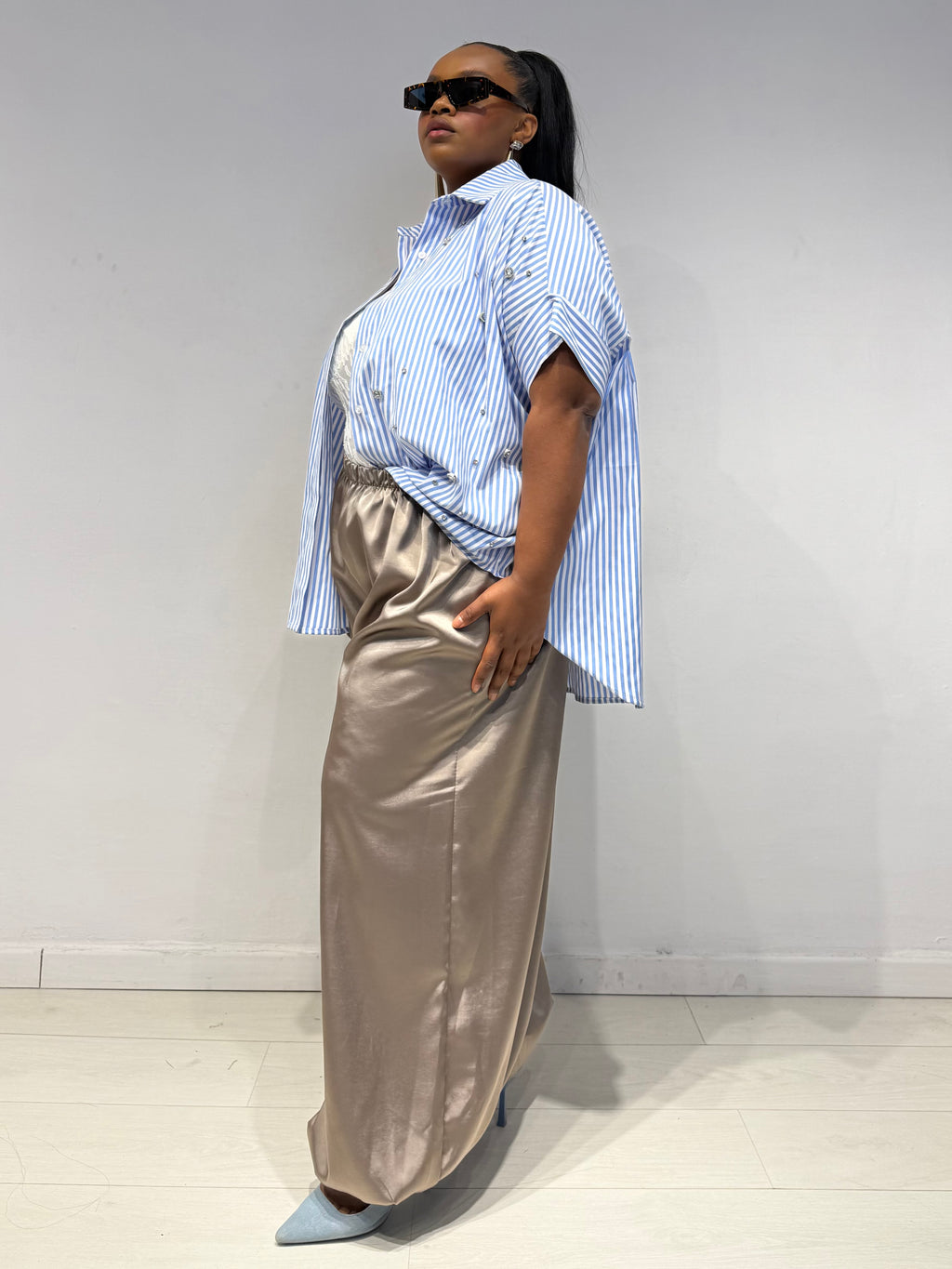 Pantaloni Aladin Champagne