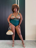 Monokini Piton Verde Bottiglia