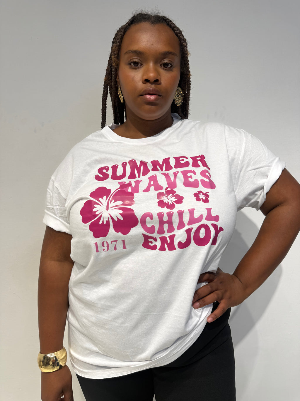T-shirt Pink Summer