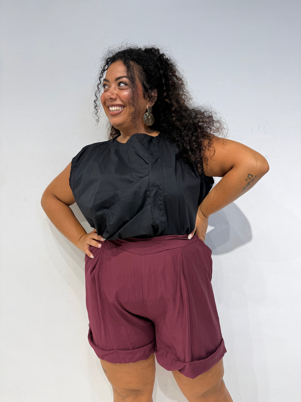 Shorts Paola Bordeaux