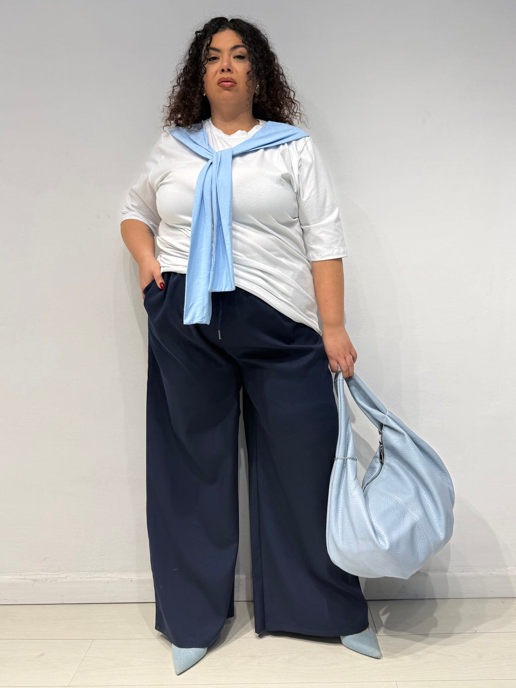 Pantaloni Comfy Blu