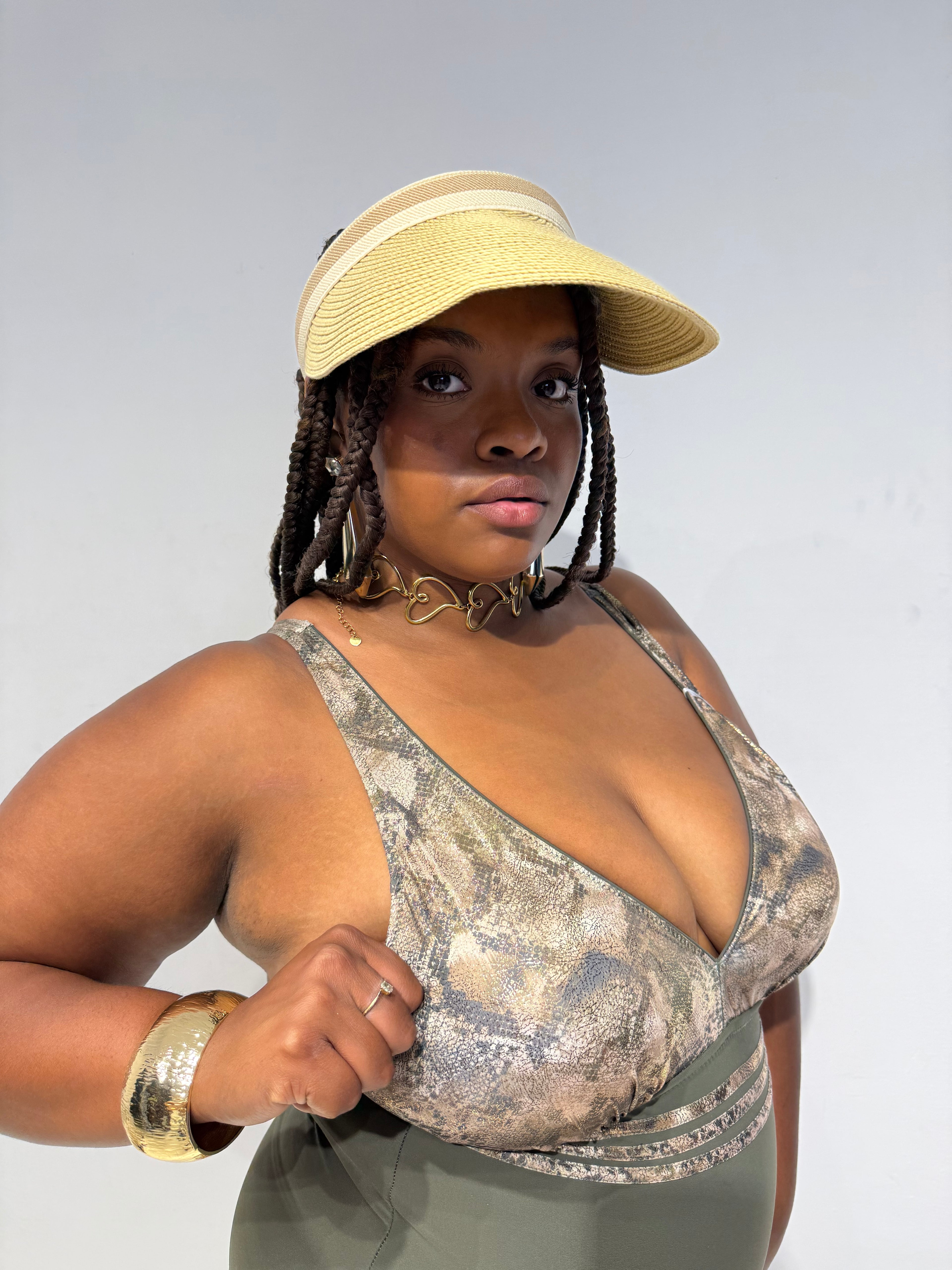 Monokini Piton Verde Militare