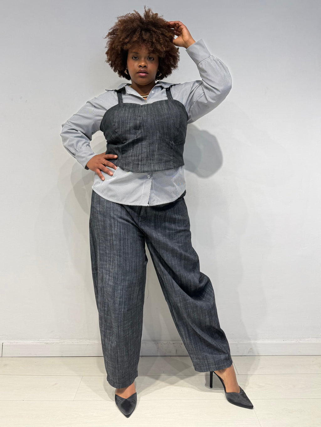 Coordinato Denim Nero