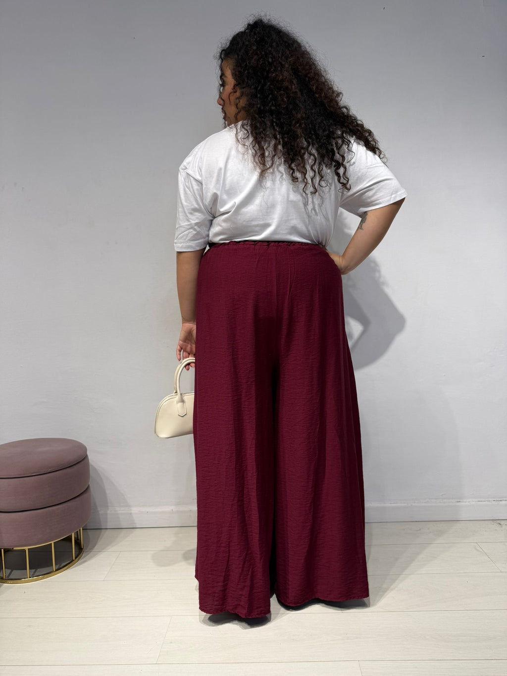 Pantaloni Melany Bordeaux