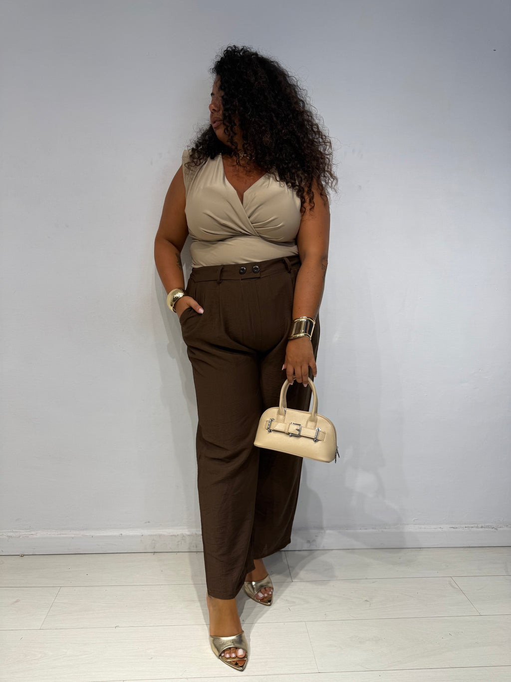 Pantaloni Giovanna Testa di Moro