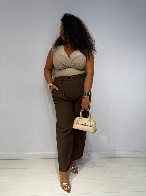 Pantaloni Giovanna Testa di Moro