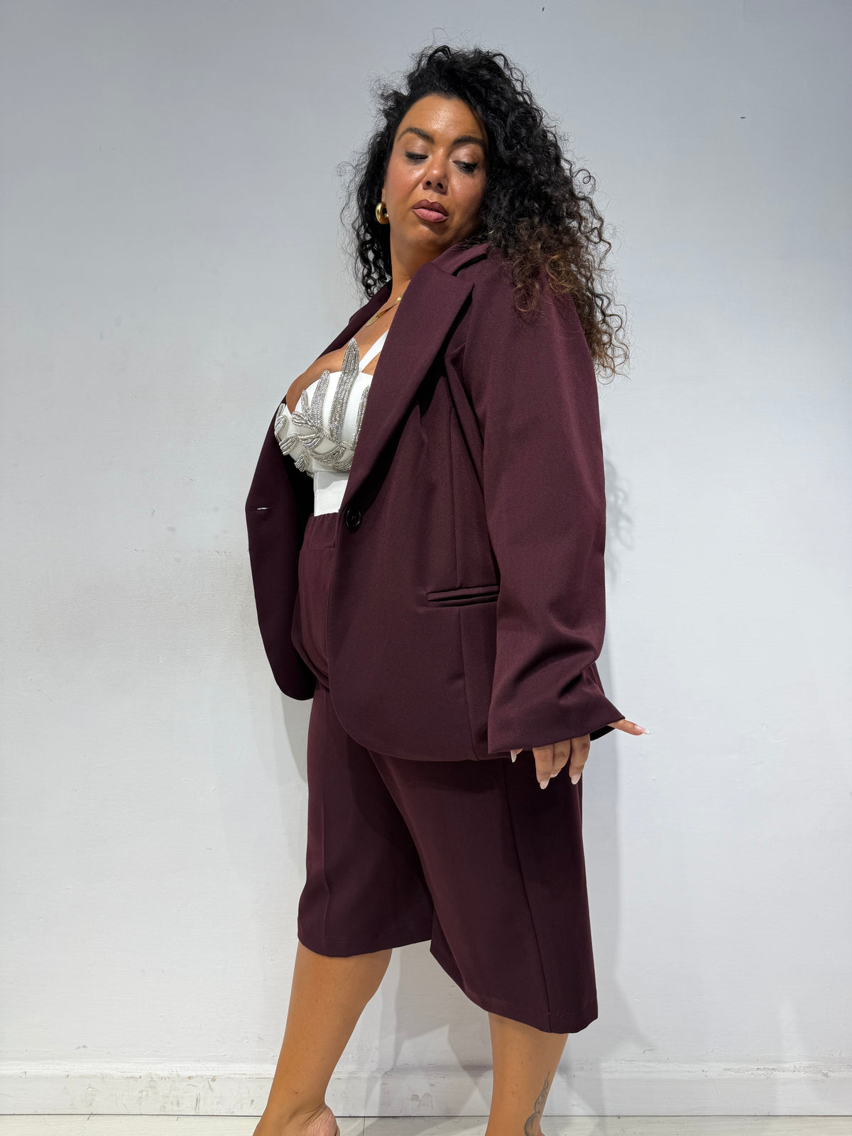 Tailleur Bea Bordeaux