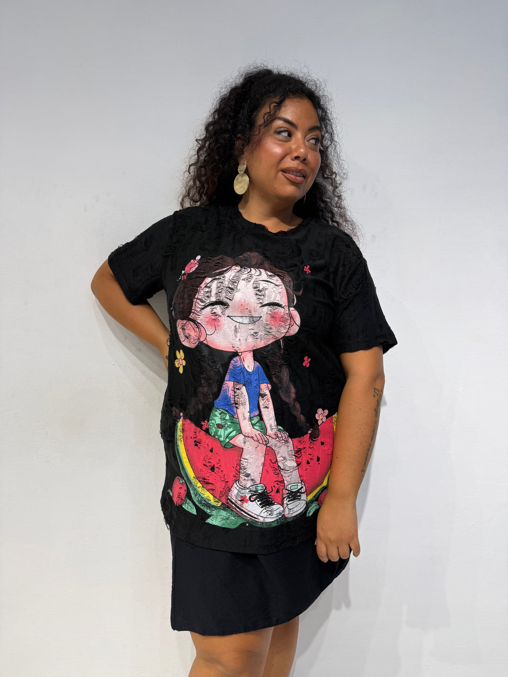 T-Shirt Doll Nera