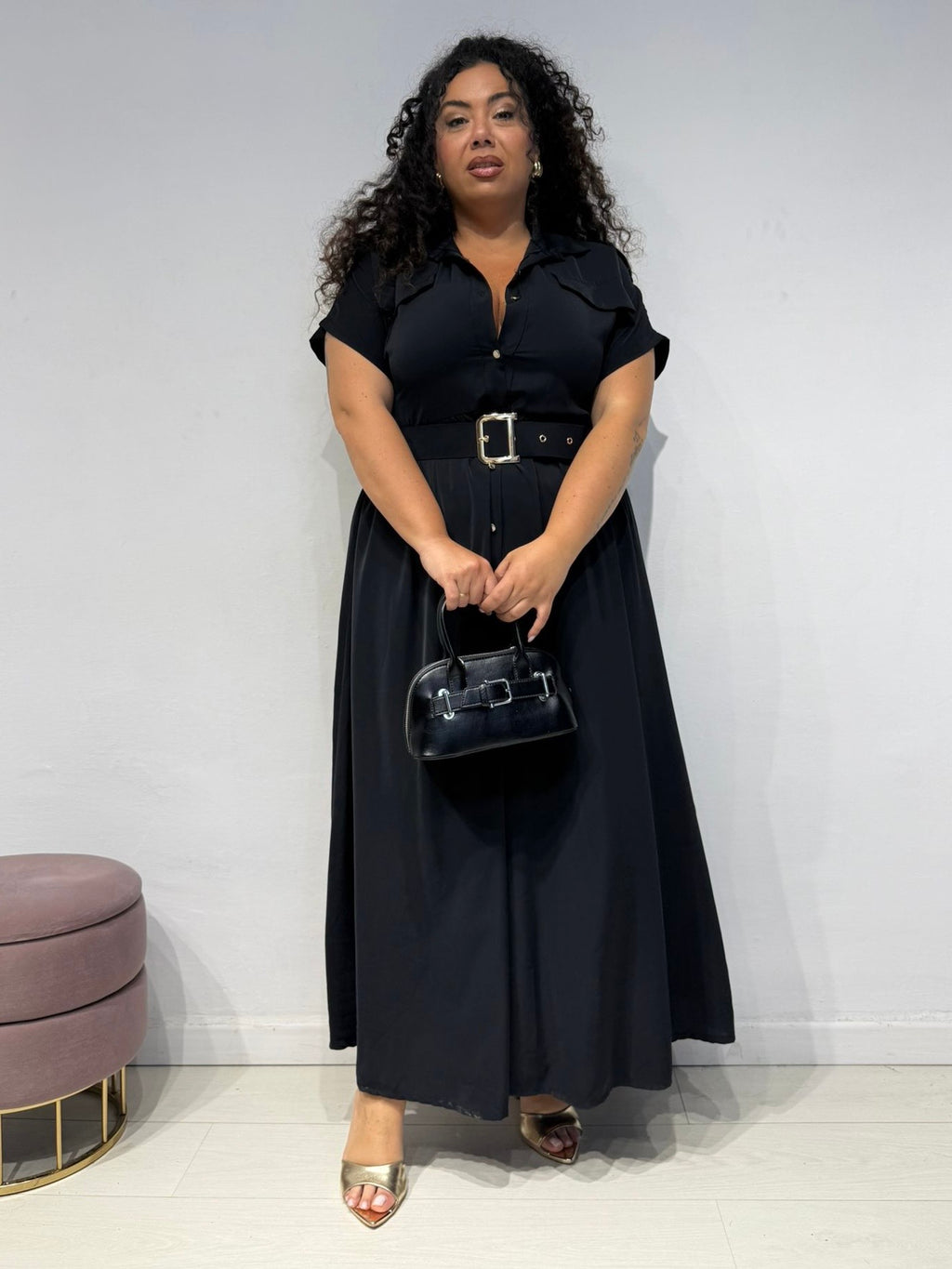 Abito Camicia Nero