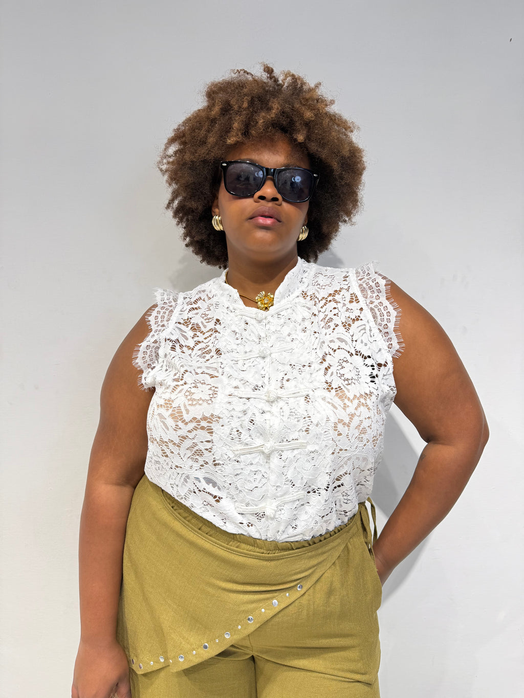 Maglia Geisha  Bianca