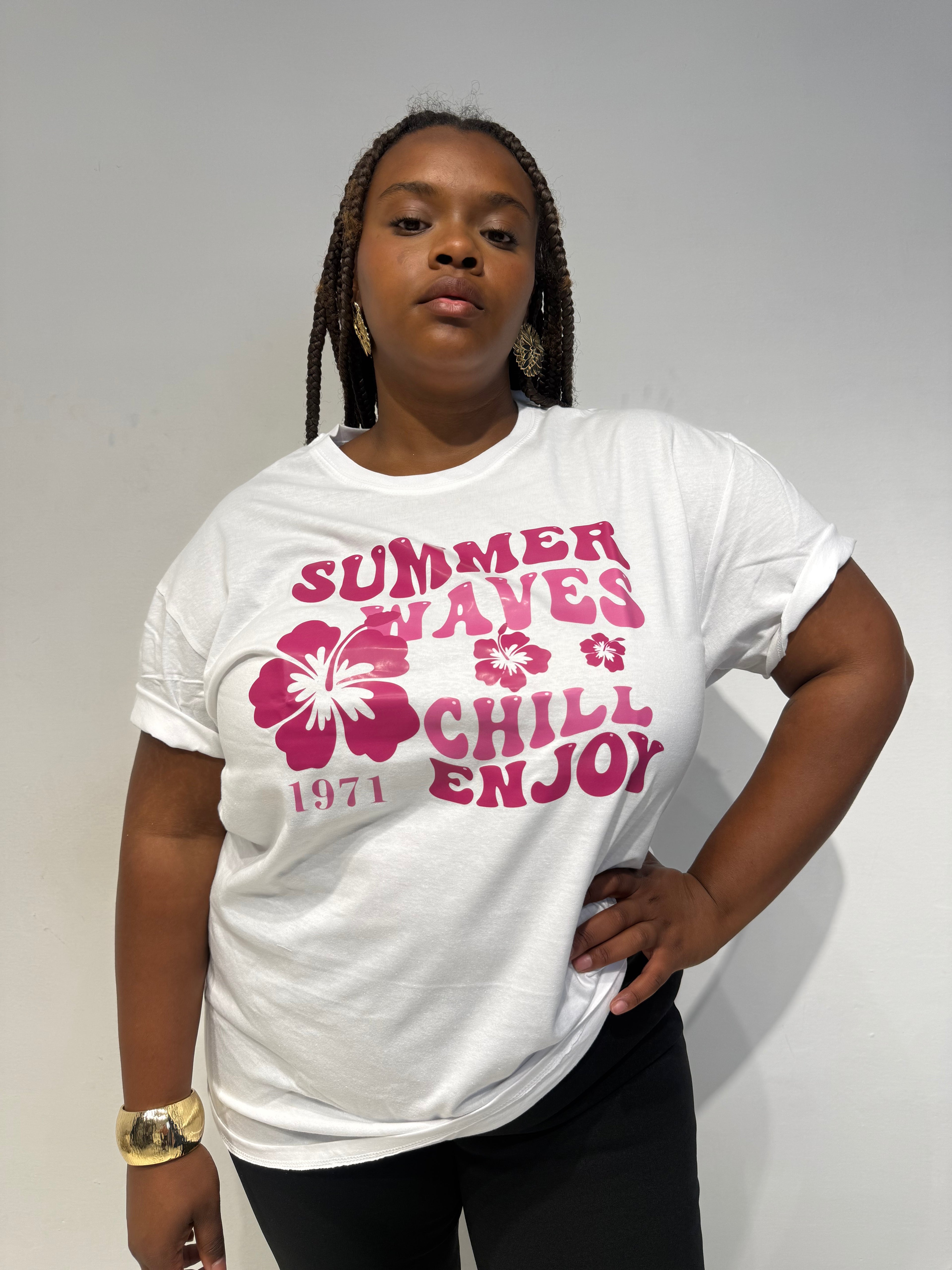 T-shirt Pink Summer