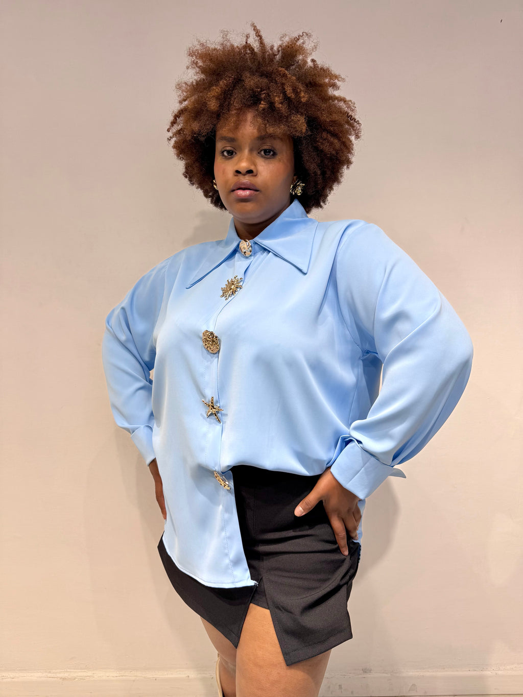Camicia Star Celeste