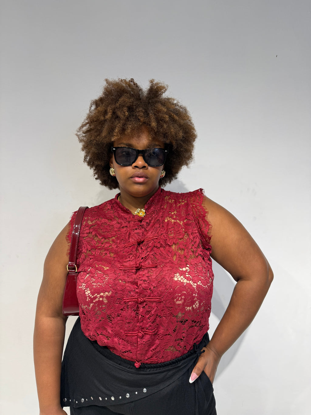 Maglia Geisha Bordeaux