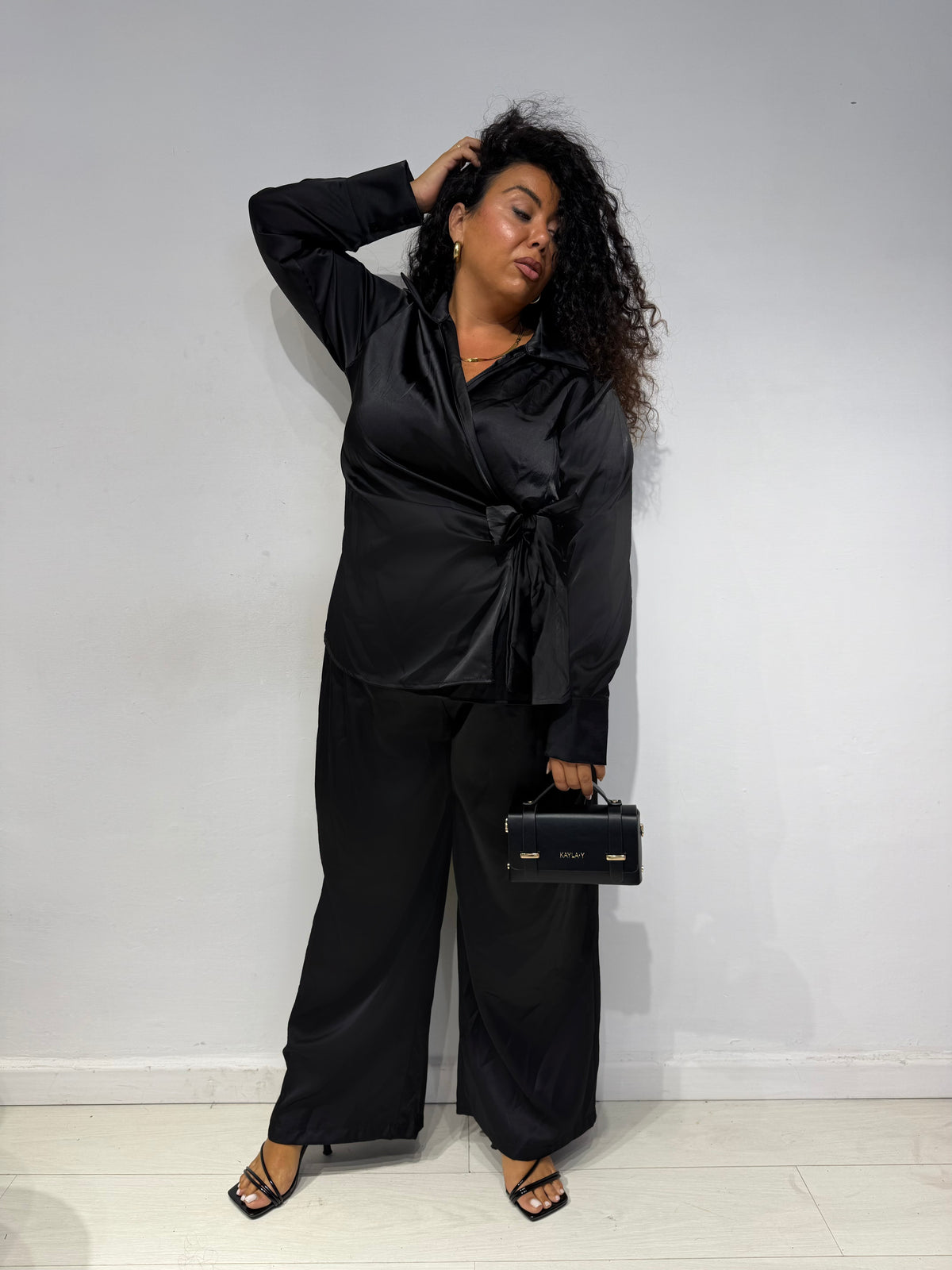 Coordinato Satin Nero