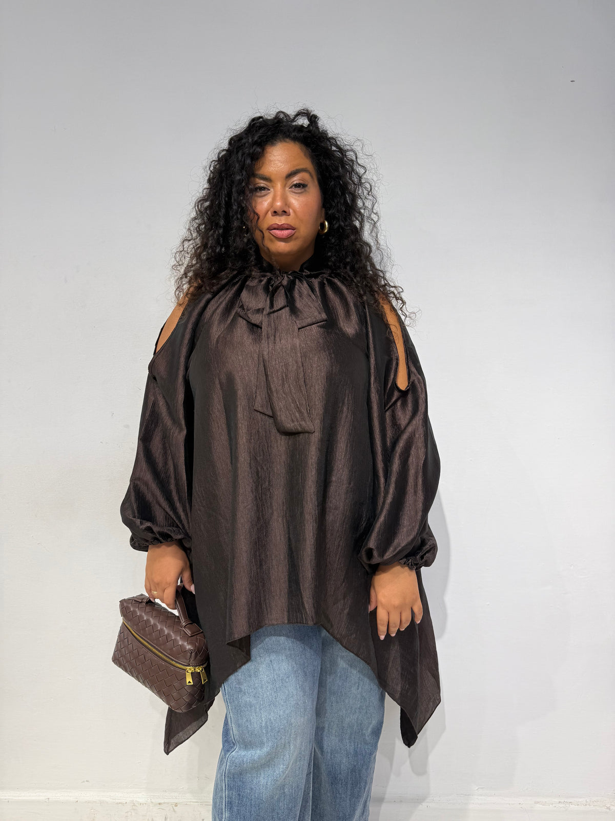 Blusa Flake Testa di Moro