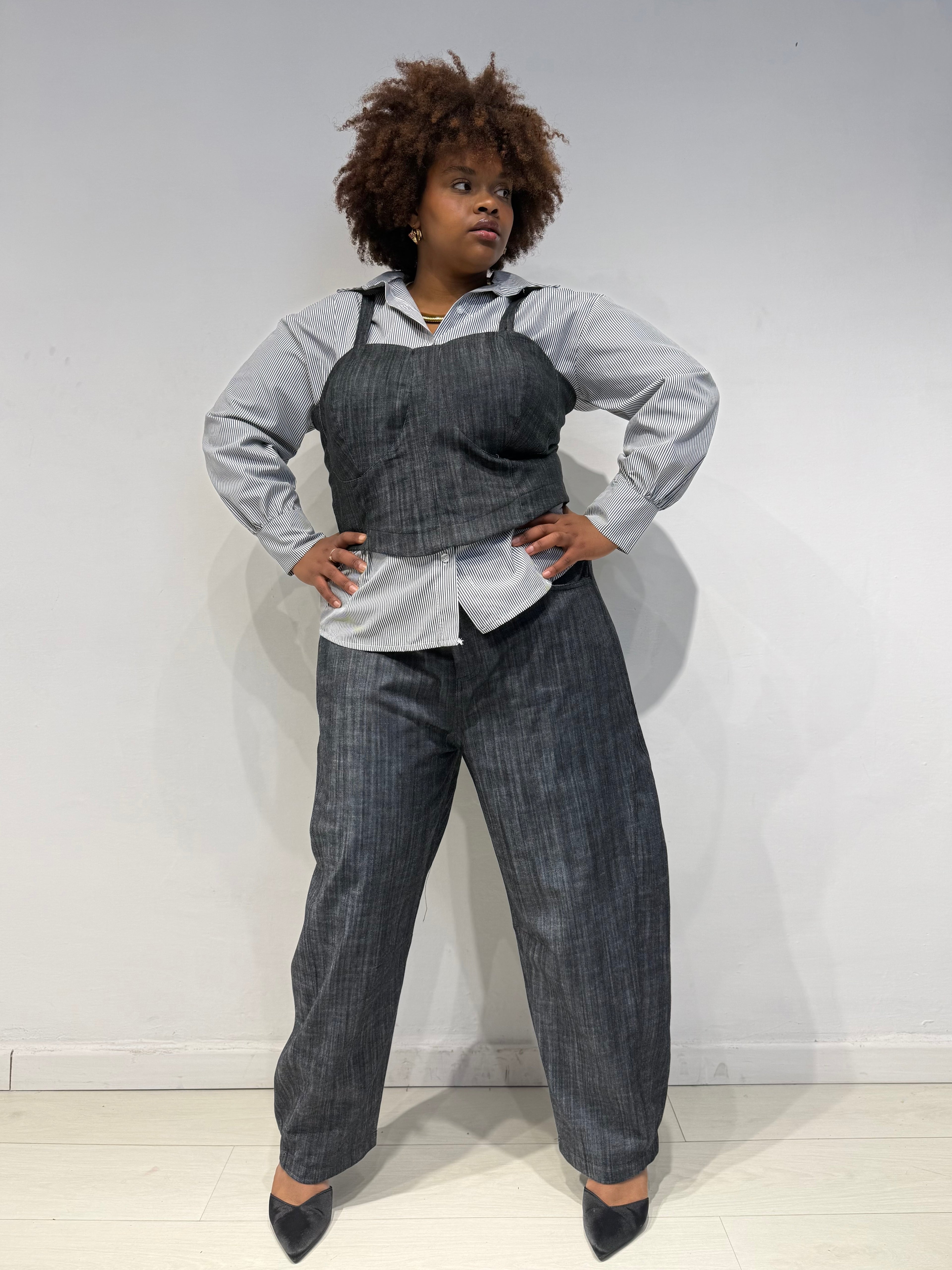 Coordinato Denim Nero