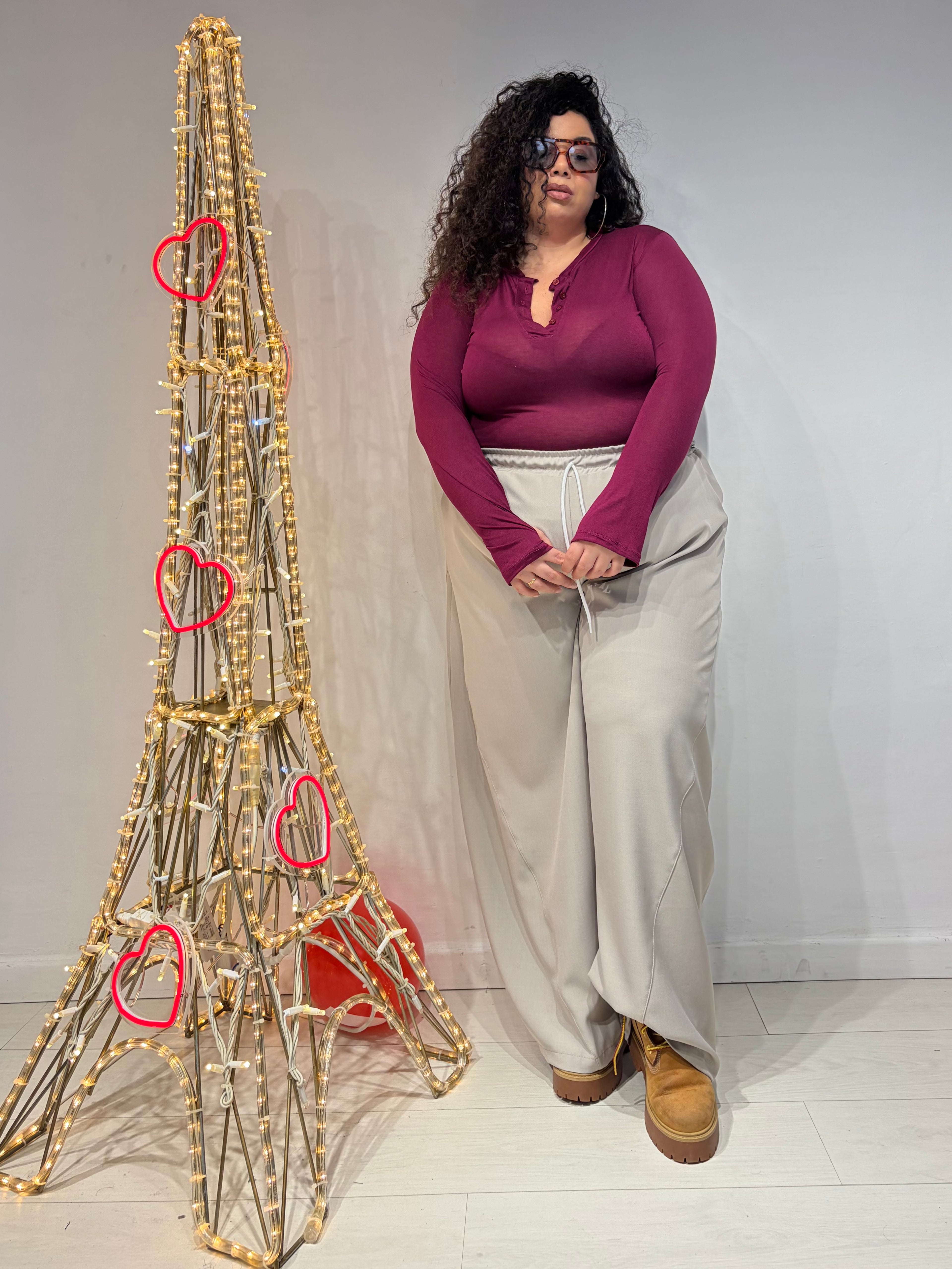 Maglia Serafina Bordeaux