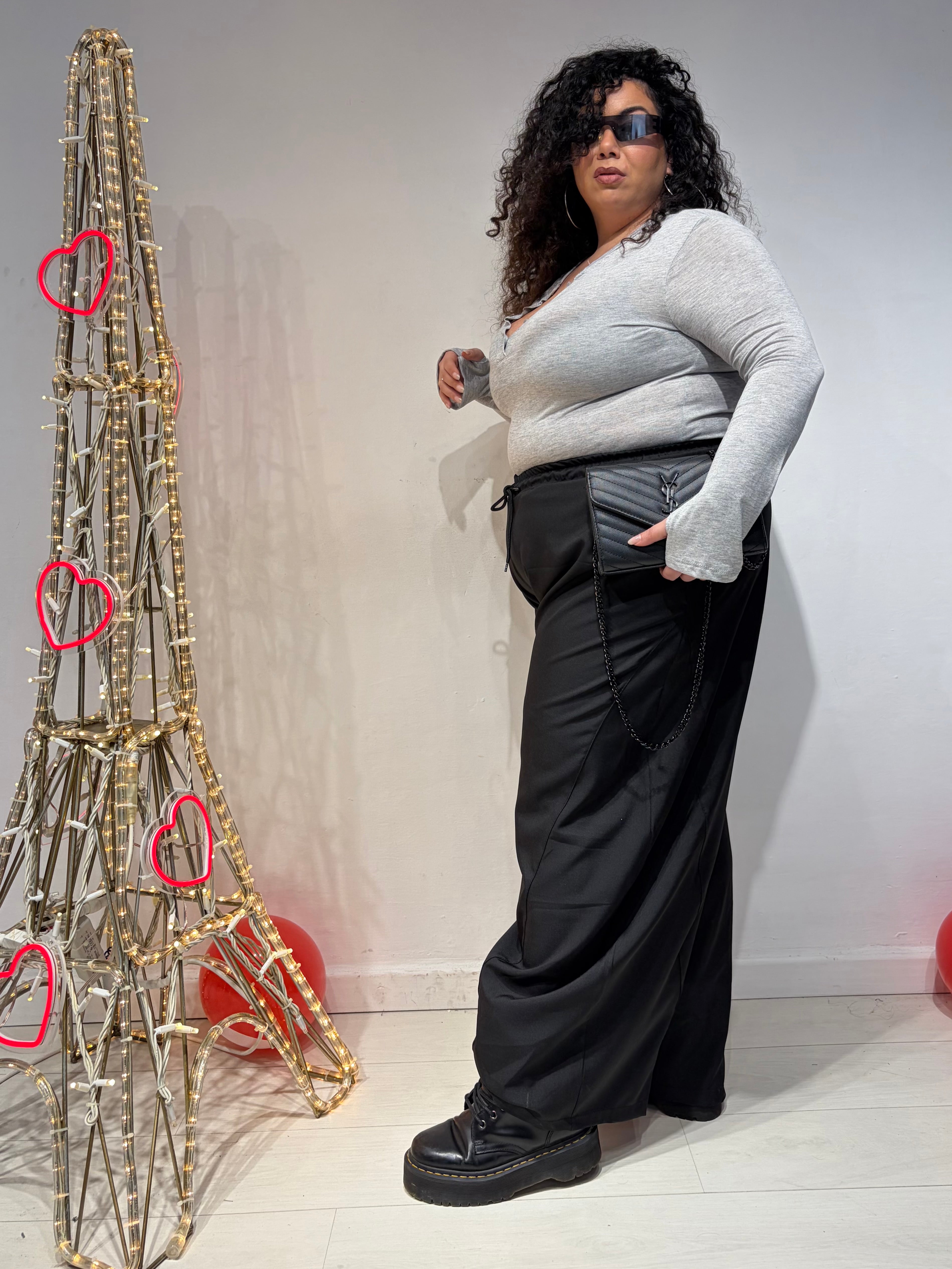 Pantaloni Balloon Neri