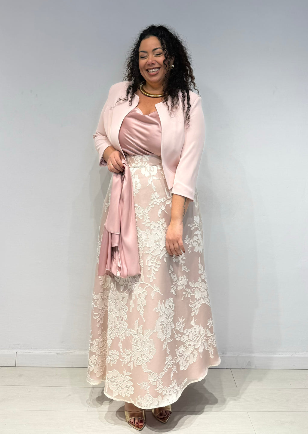 Coordinato Gonna e Top Amely Rosa