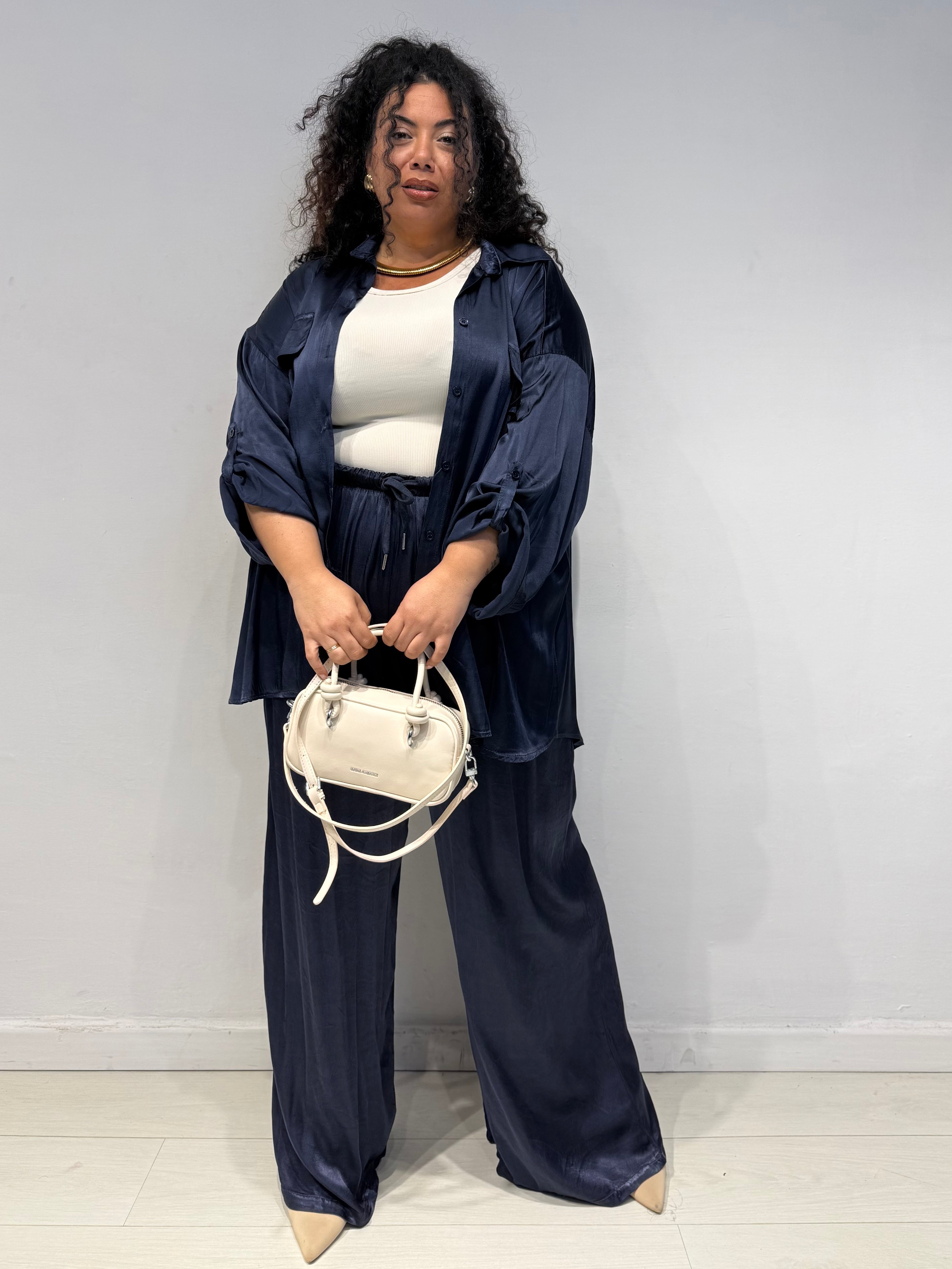 Coordinato Satine Blu