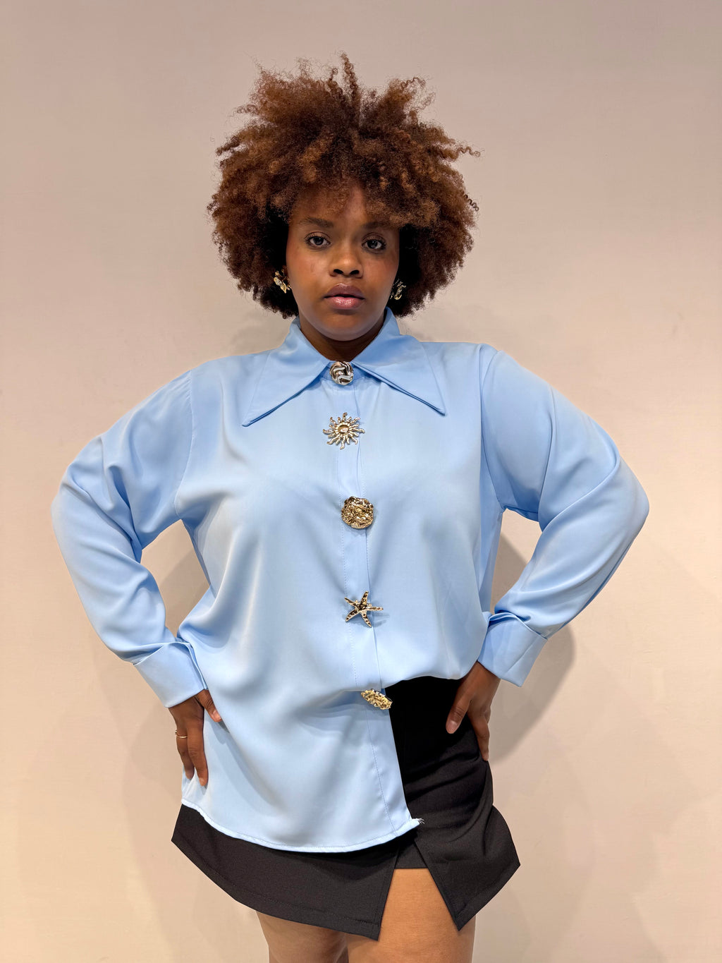Camicia Star Celeste