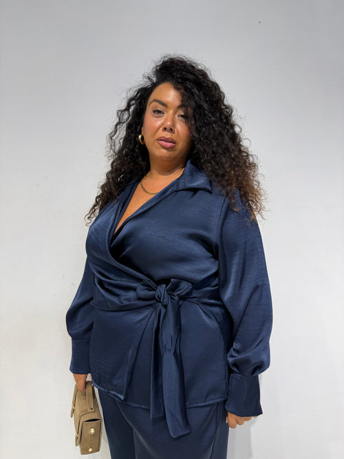 Coordinato Satin Blu
