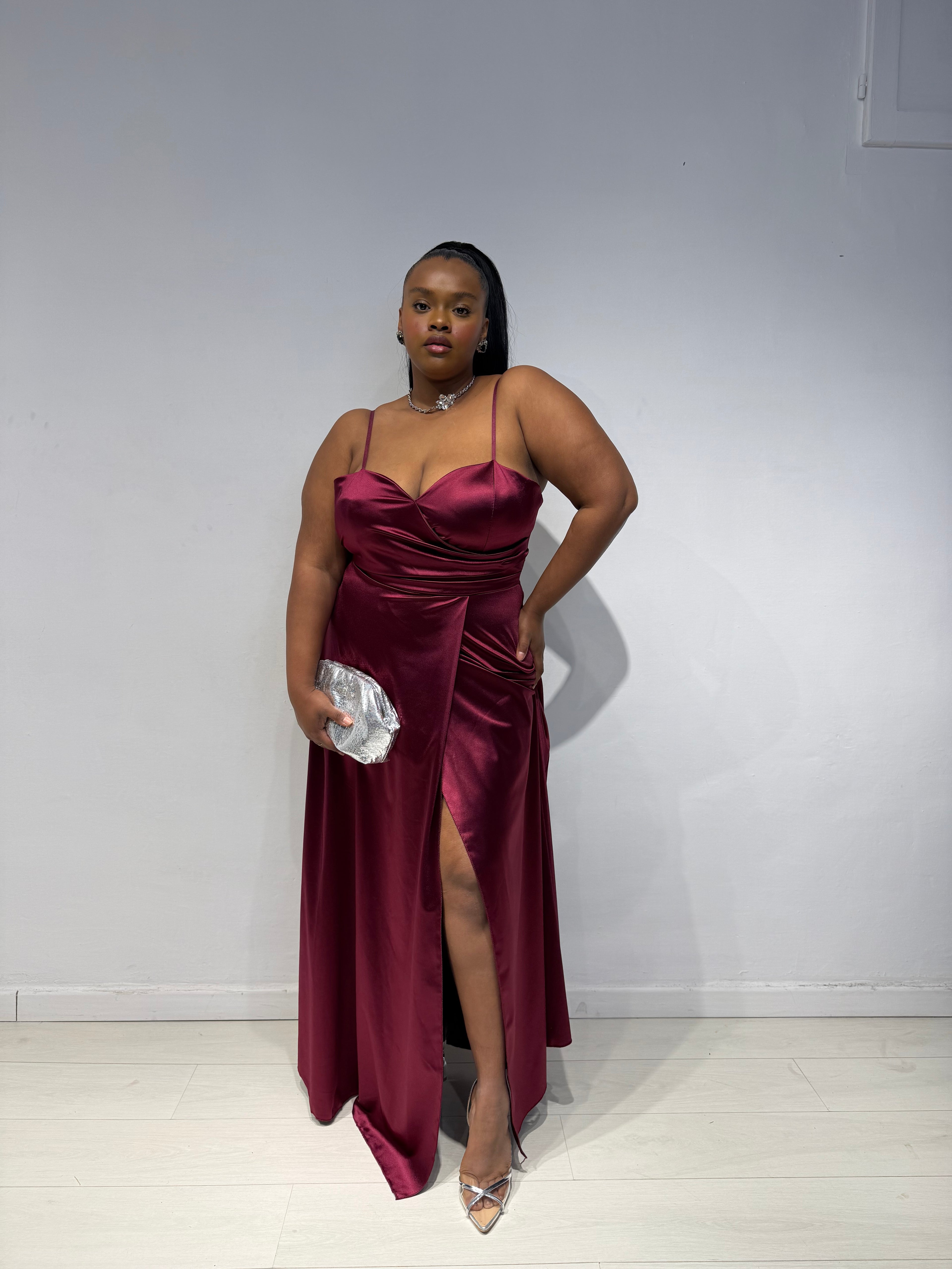 Abito Janet Bordeaux