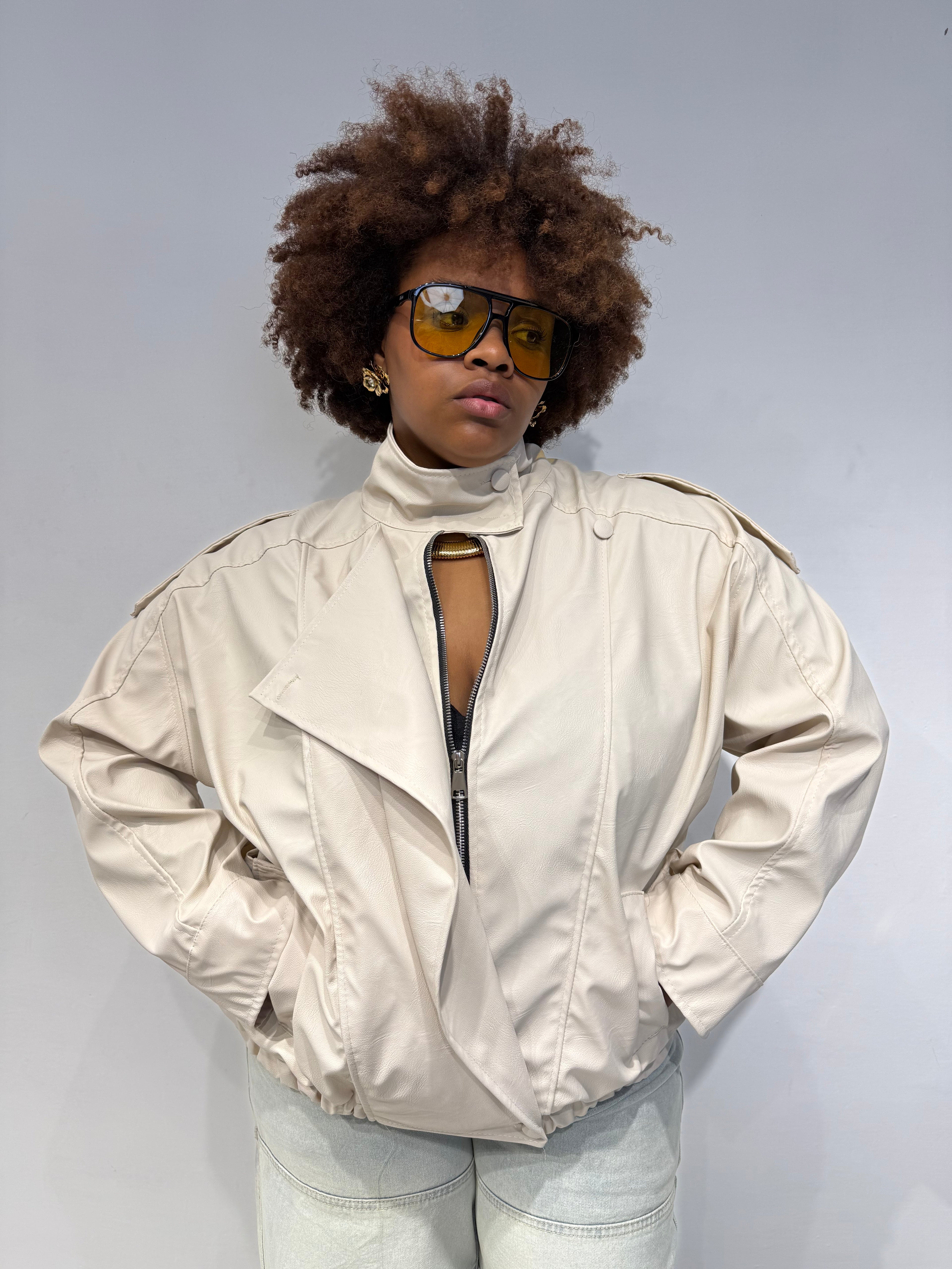 Bomber Melany Beige