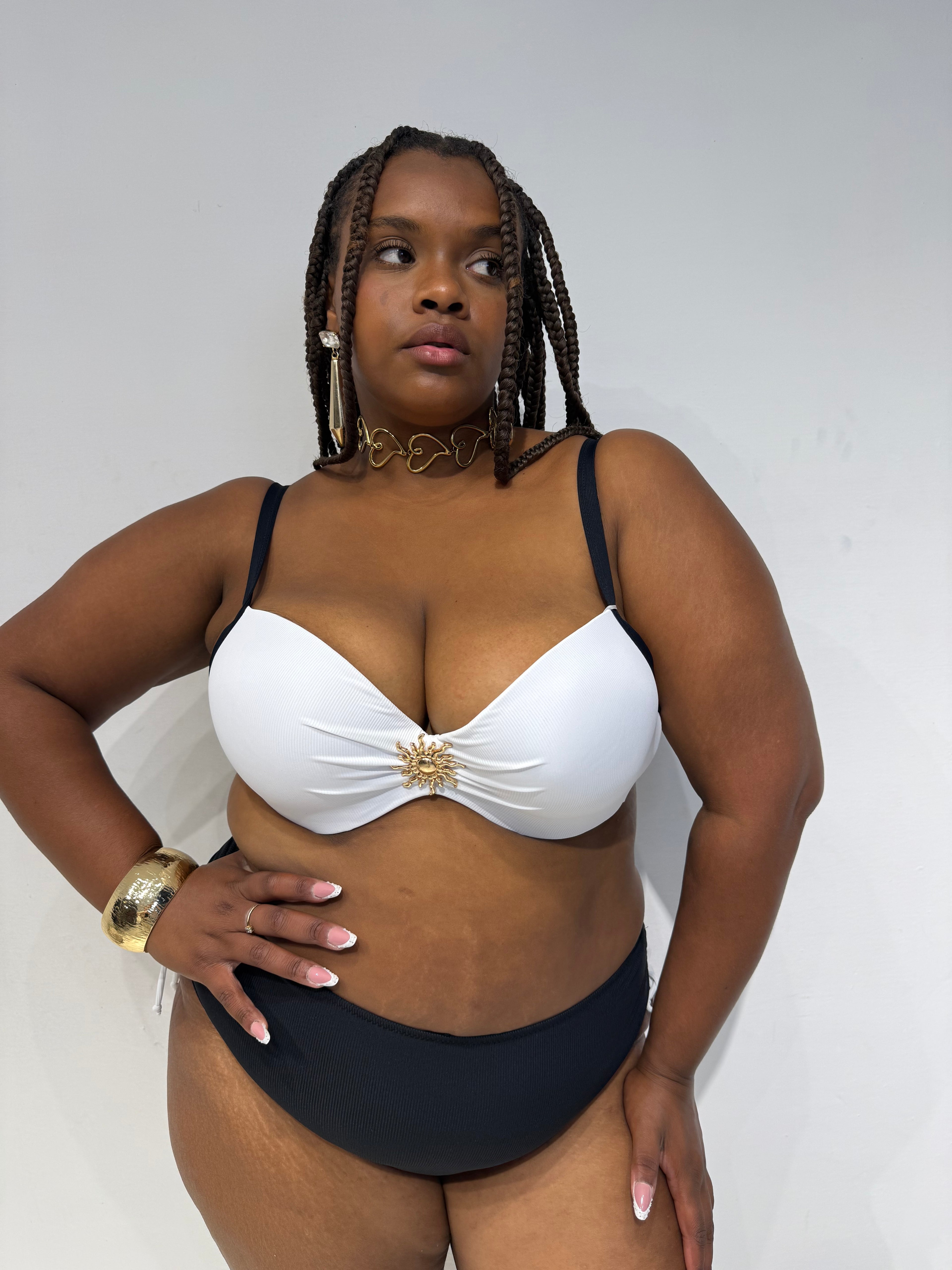 Bikini Sun Bianco/Nero