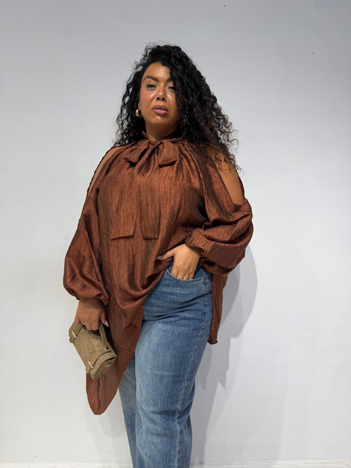 Blusa Flake Ruggine