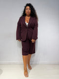 Tailleur Bea Bordeaux