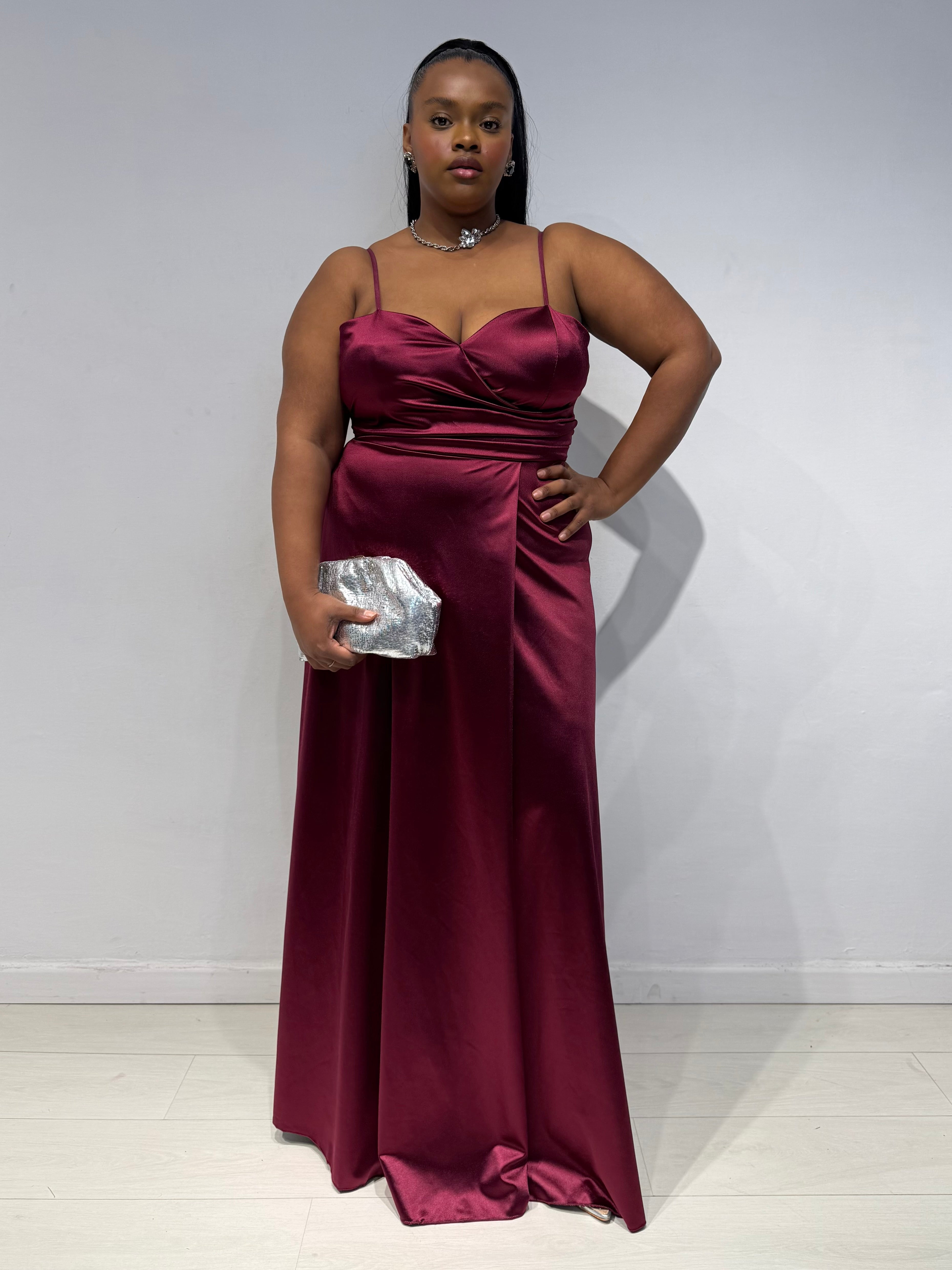 Abito Janet Bordeaux