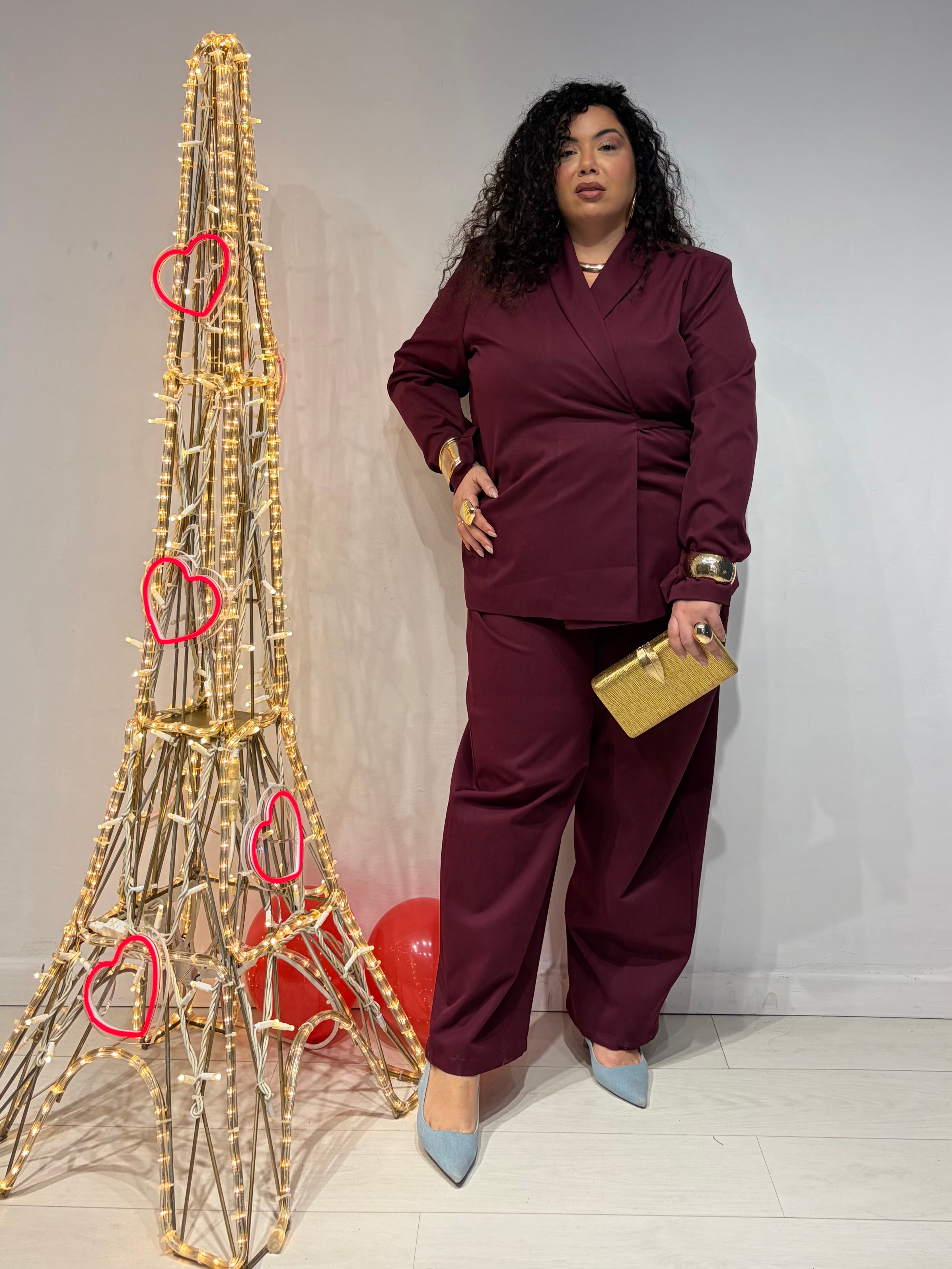 Coordinato Zoe Bordeaux