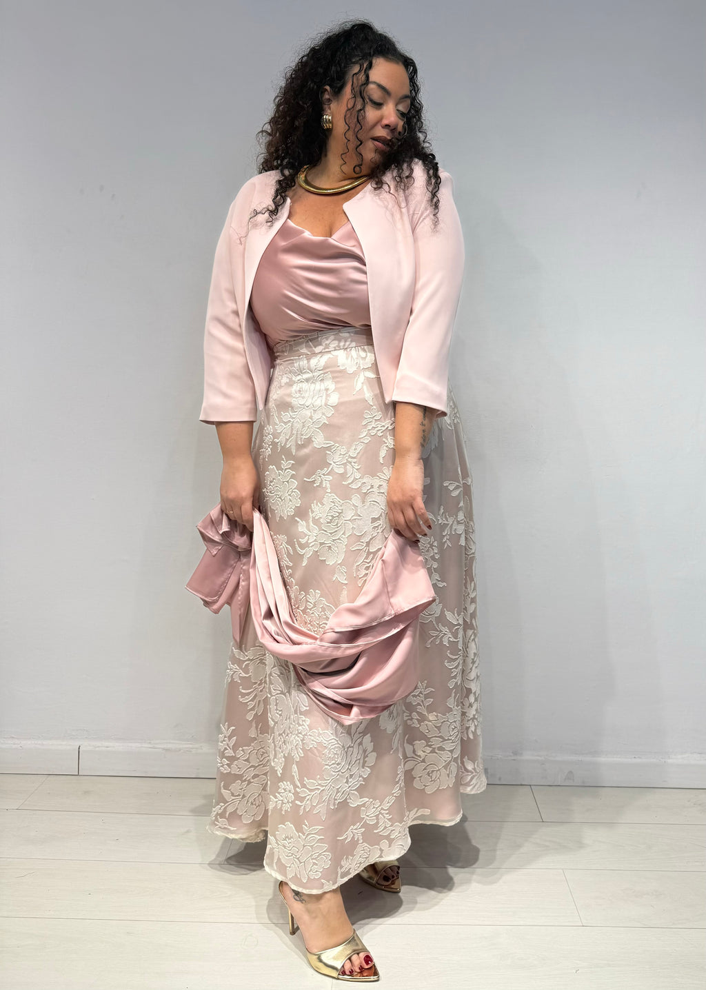 Coordinato Gonna e Top Amely Rosa
