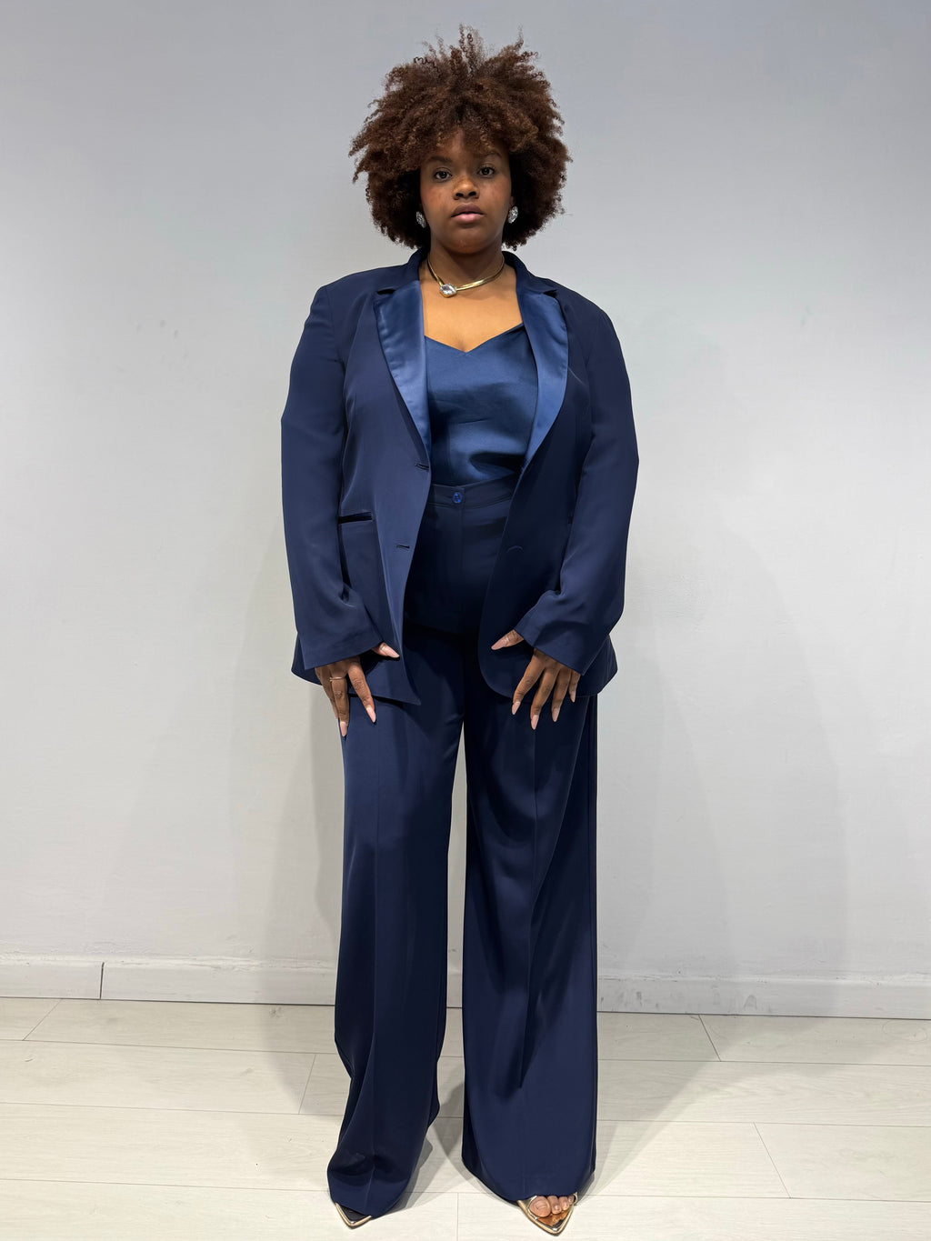 Tailleur Smoking Blu