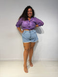 Camicia Velata Viola
