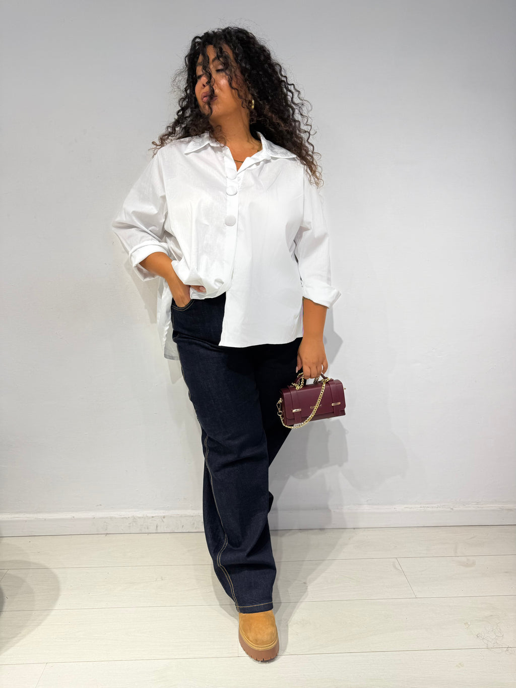 Camicia Buttons Bianca