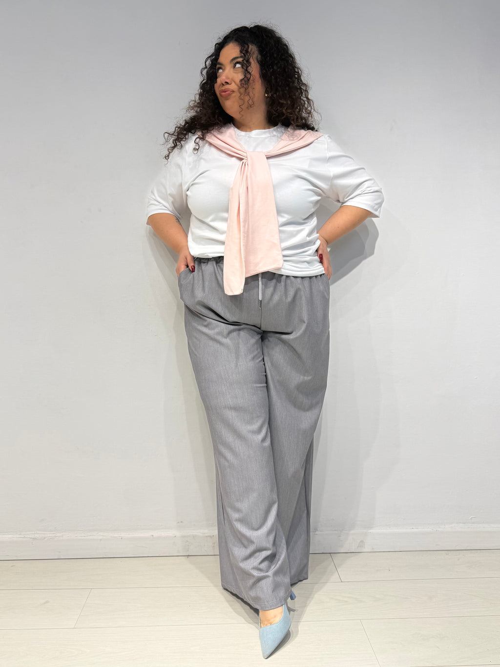 Pantaloni Comfy Grigio